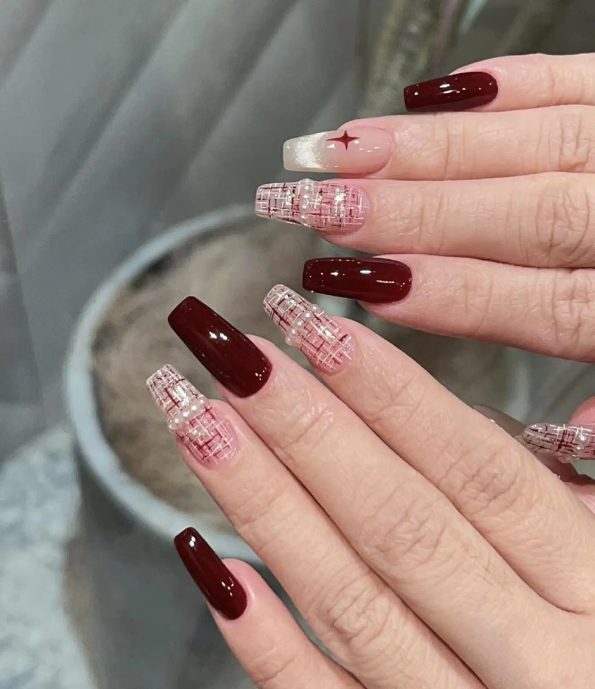 ネイル By moonネイル 🌷ワンホン/韓国風のネイルデザイン