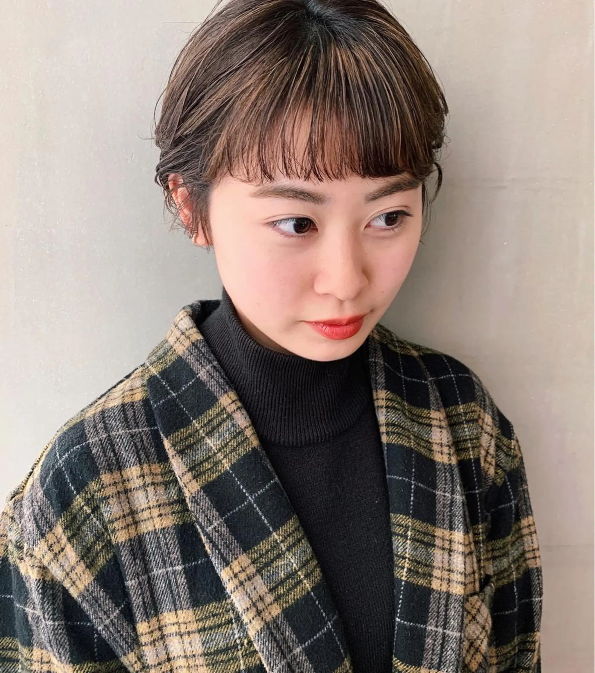 ショート カラー ショートヘア ウルフレイヤーカット /チヒロのヘアスタイル