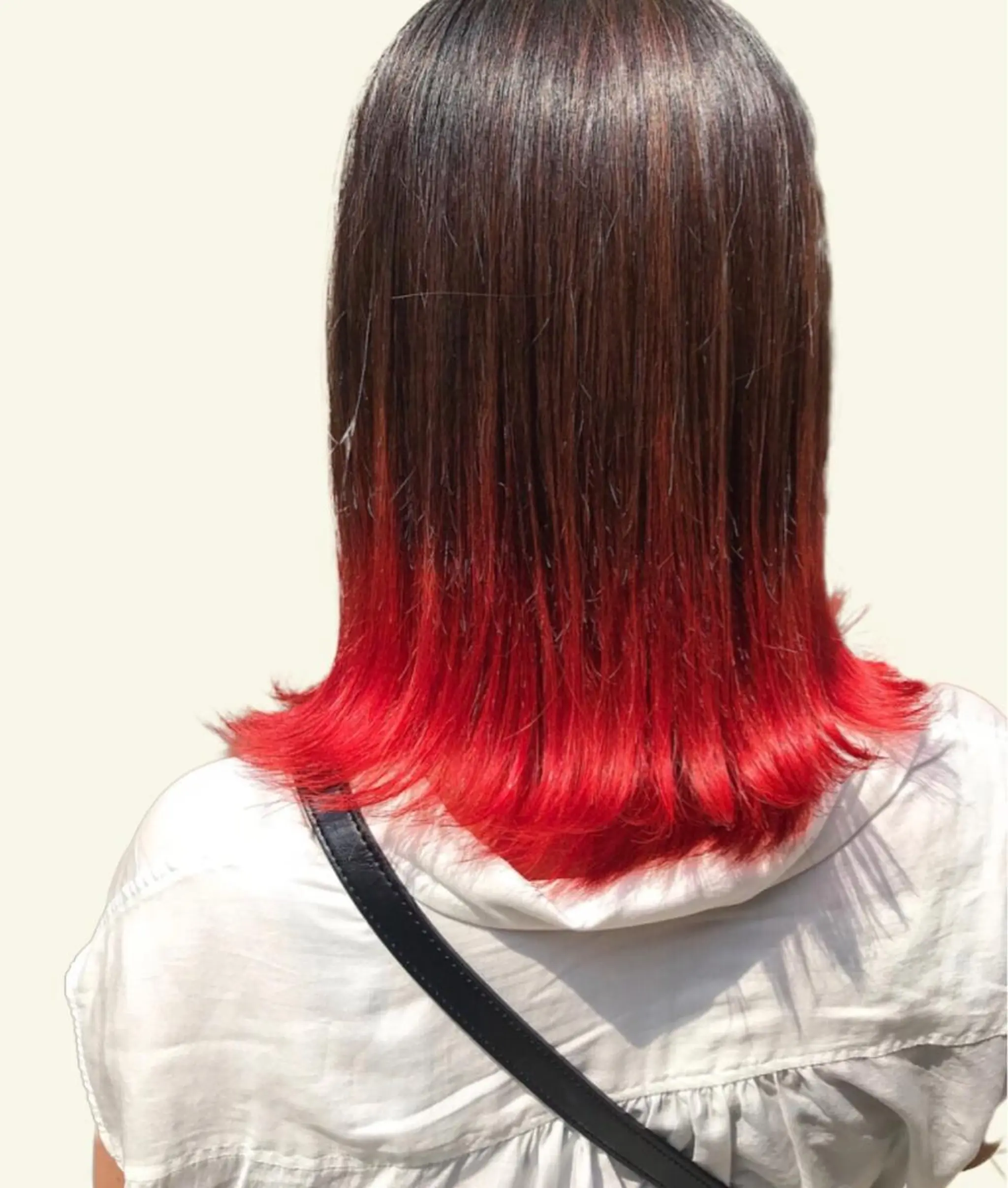 ミディアム カラー ケアブリーチ /髪質 改善/古橋圭史郎のヘアスタイル