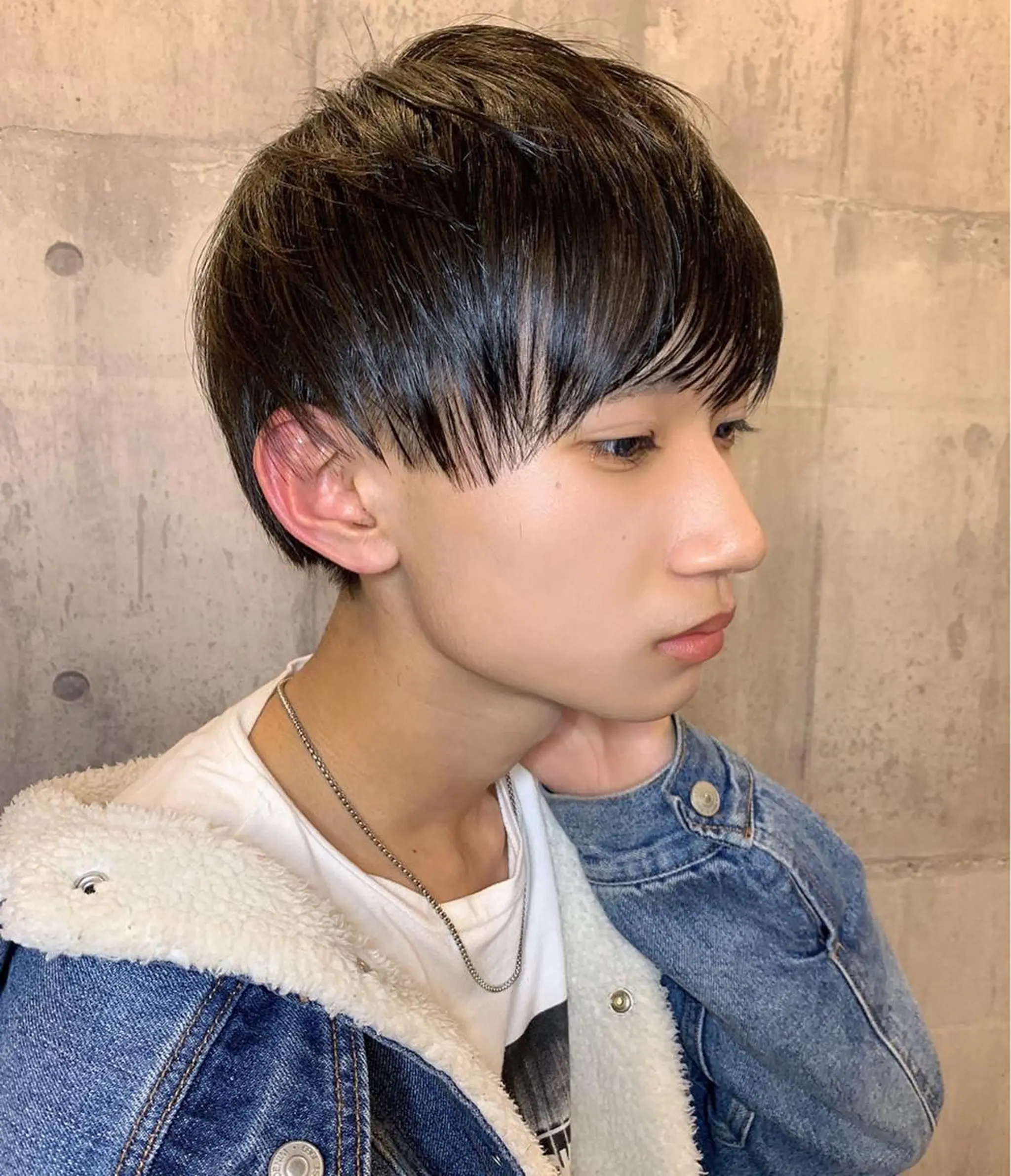 ショート カラー パーマ メンズ マッシュ ショートヘア メンズ特化👨 細谷碧海のヘアスタイル