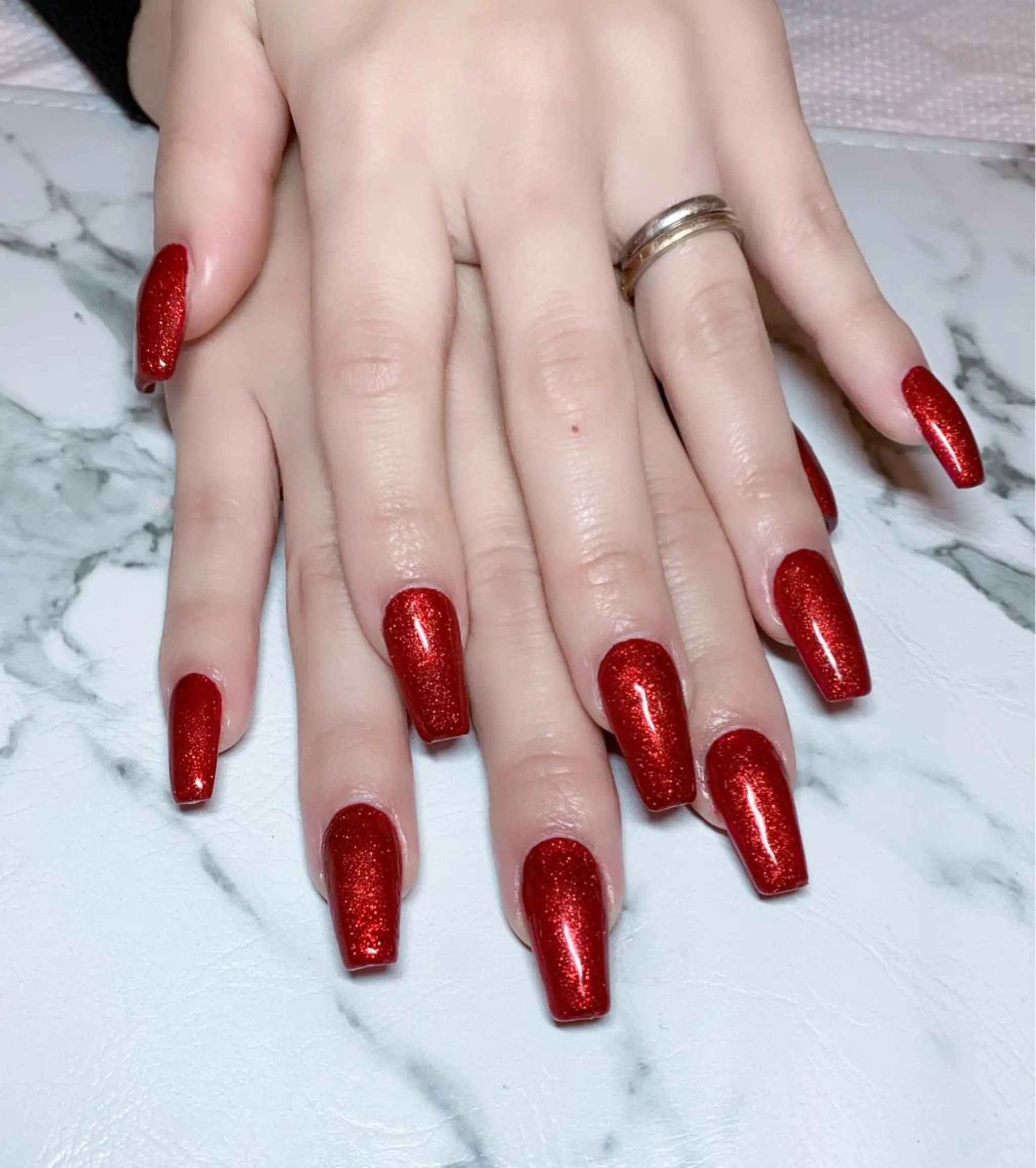 ネイル アニマル柄 アートネイル ラメ(グリッター) ニュアンスネイル ワンカラーネイル ハンドネイル x.1.0.nail ♡Cのネイルデザイン