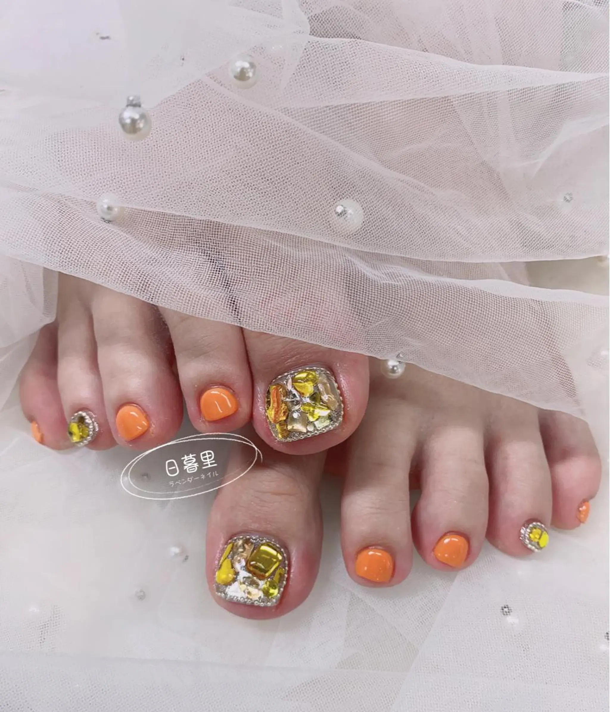 ネイル ラベンダー💖日暮里 ルル💖ネイルのネイルデザイン