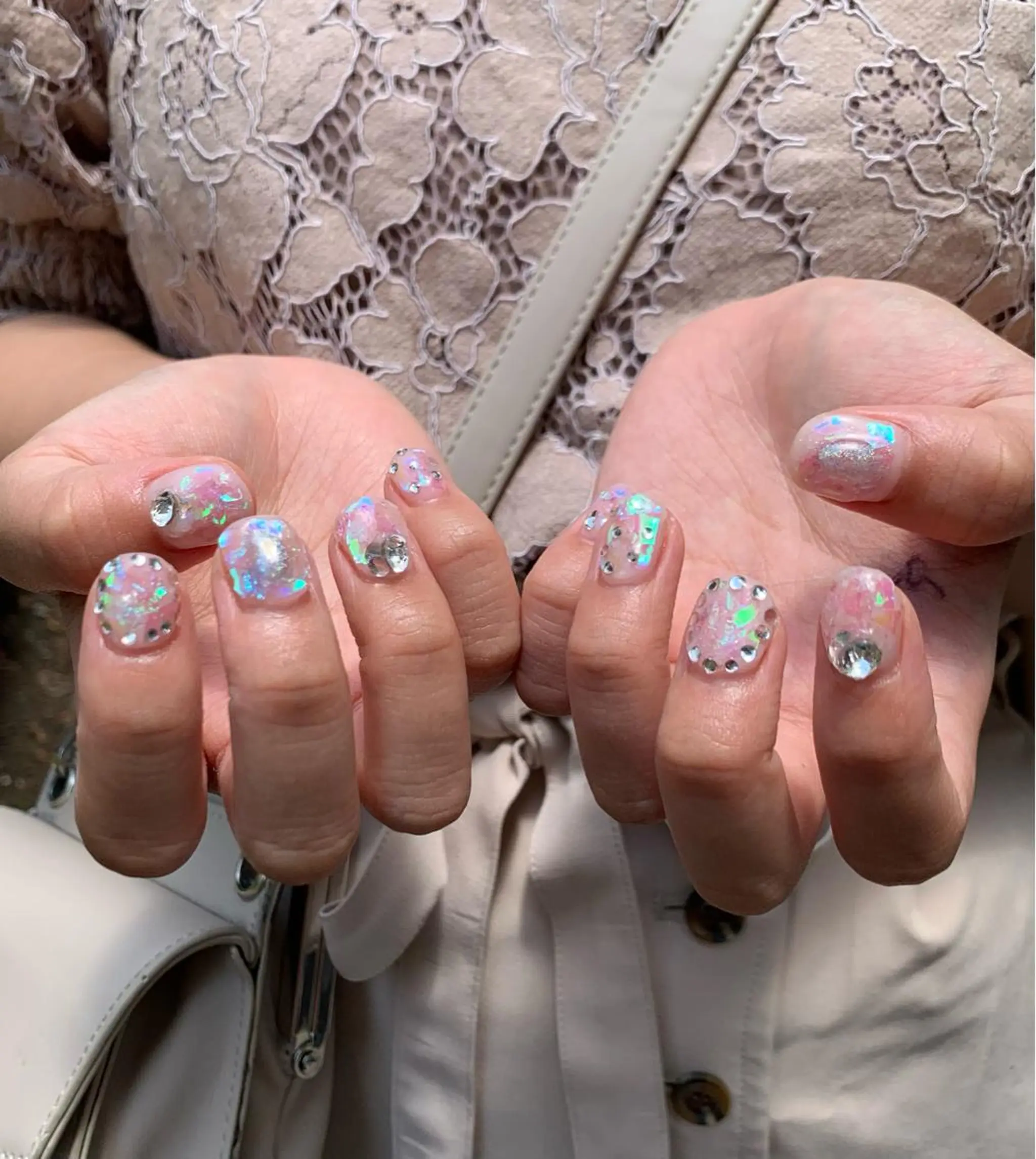 ネイル 海外girl🤎 透明感ベージュmaoのヘアスタイル