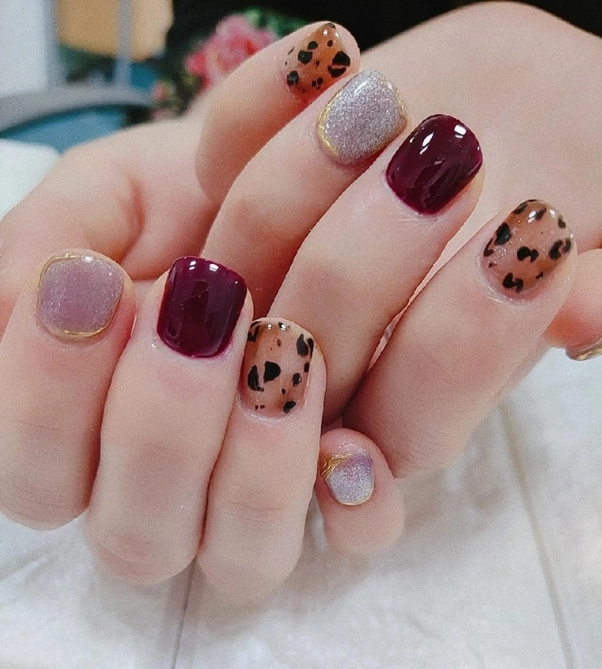 カラー ネイル 横浜市中区曙町 E·U·Bネイルのネイルデザイン