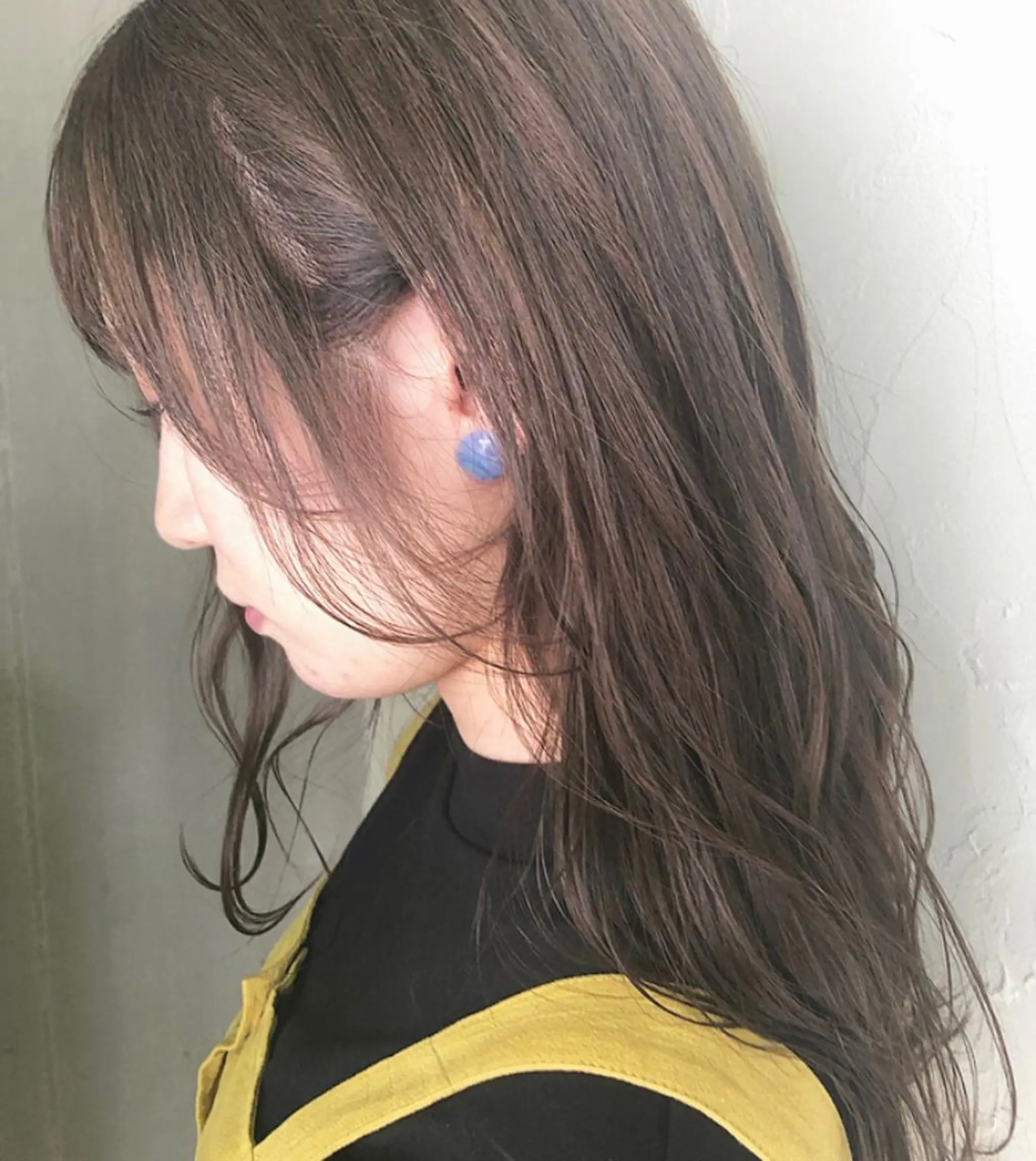 ロング カラー アッシュ ベージュカラー ダブルカラー 髪質改善サロン 梅田/ヨナミネのヘアスタイル