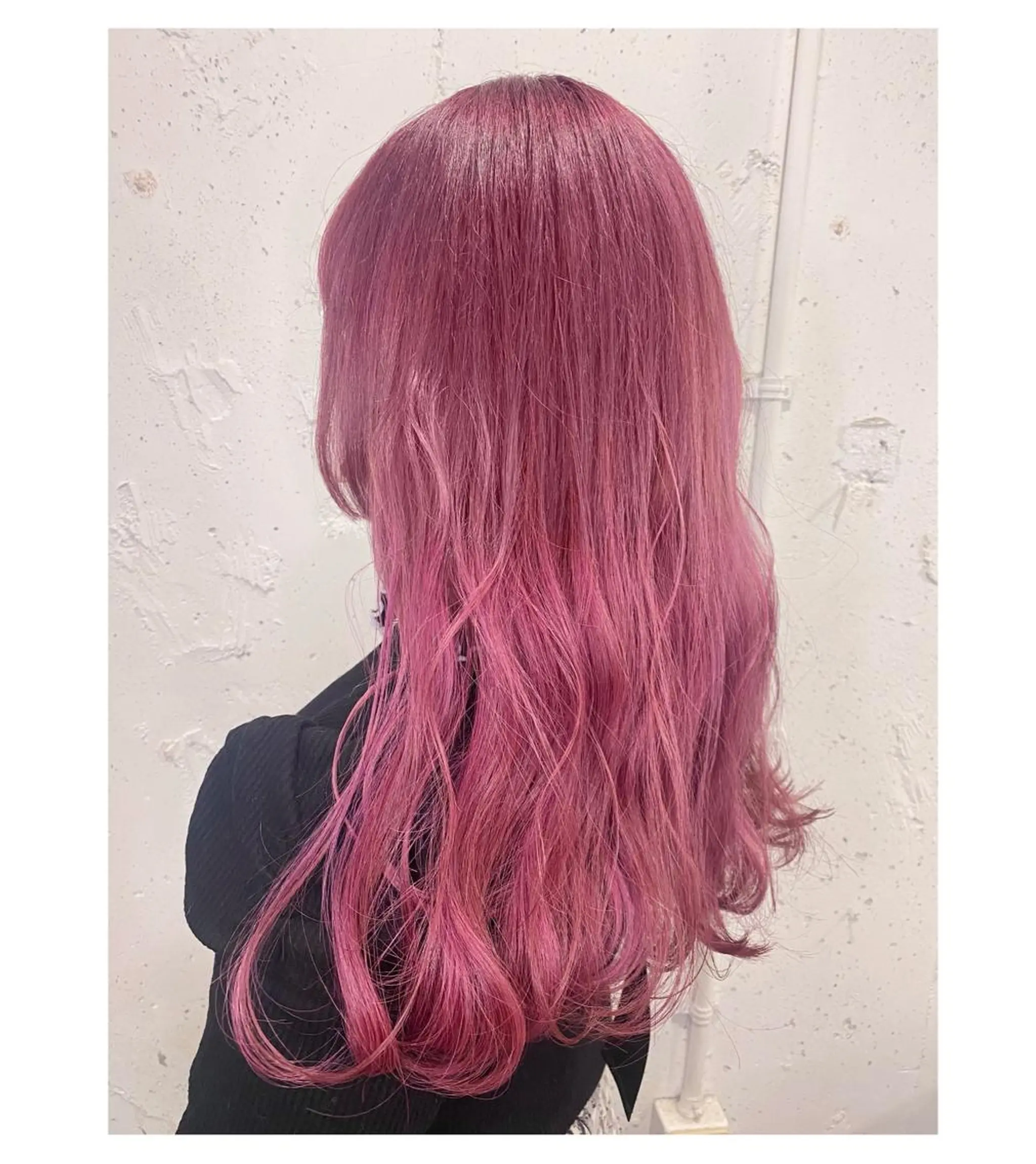 ロング カラー ピンクカラー TSUNO🦖 派手髪/オタク美容師のヘアスタイル