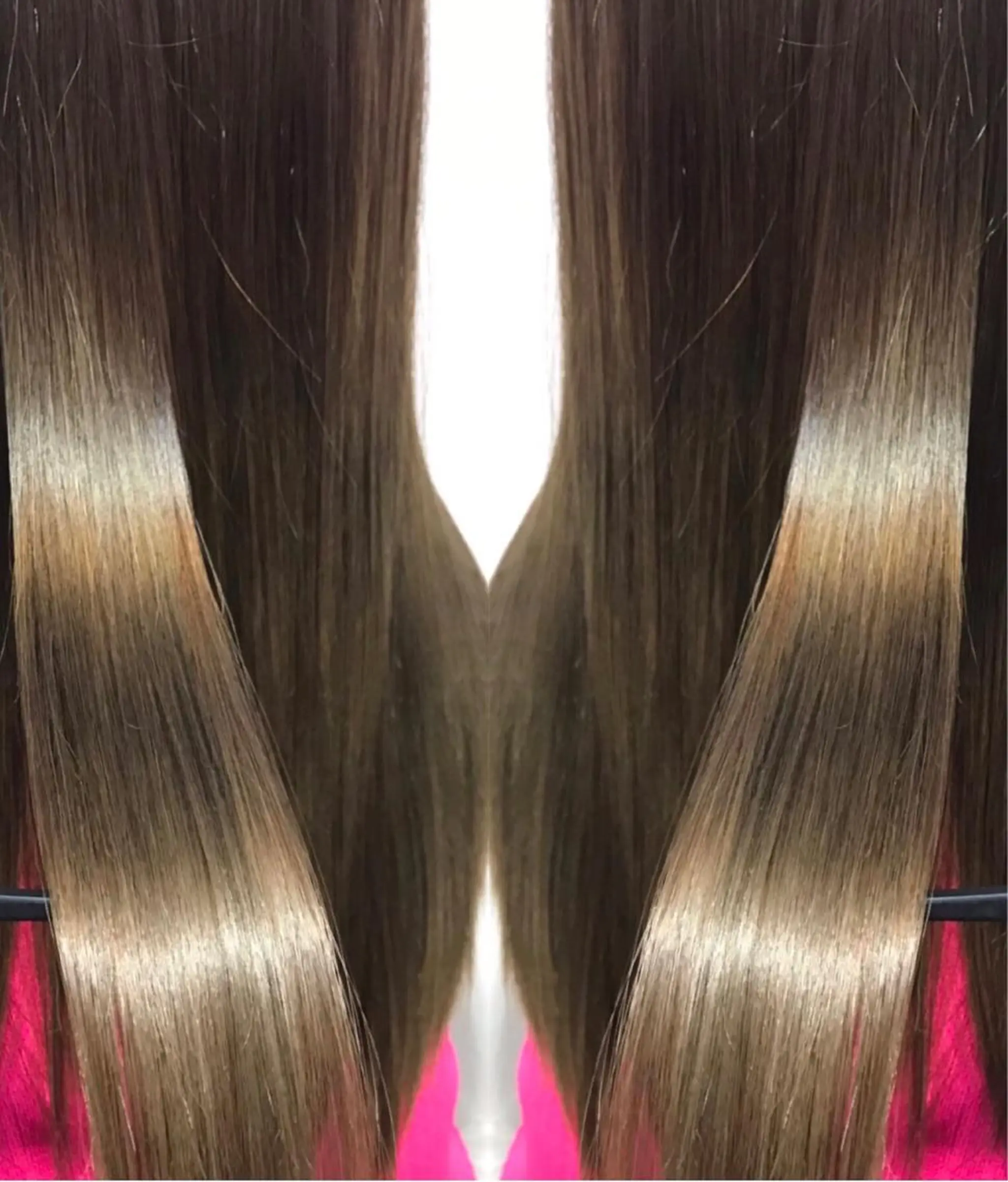 ロング ヘアカラー 縮毛矯正 CUORE クオーレのヘアスタイル