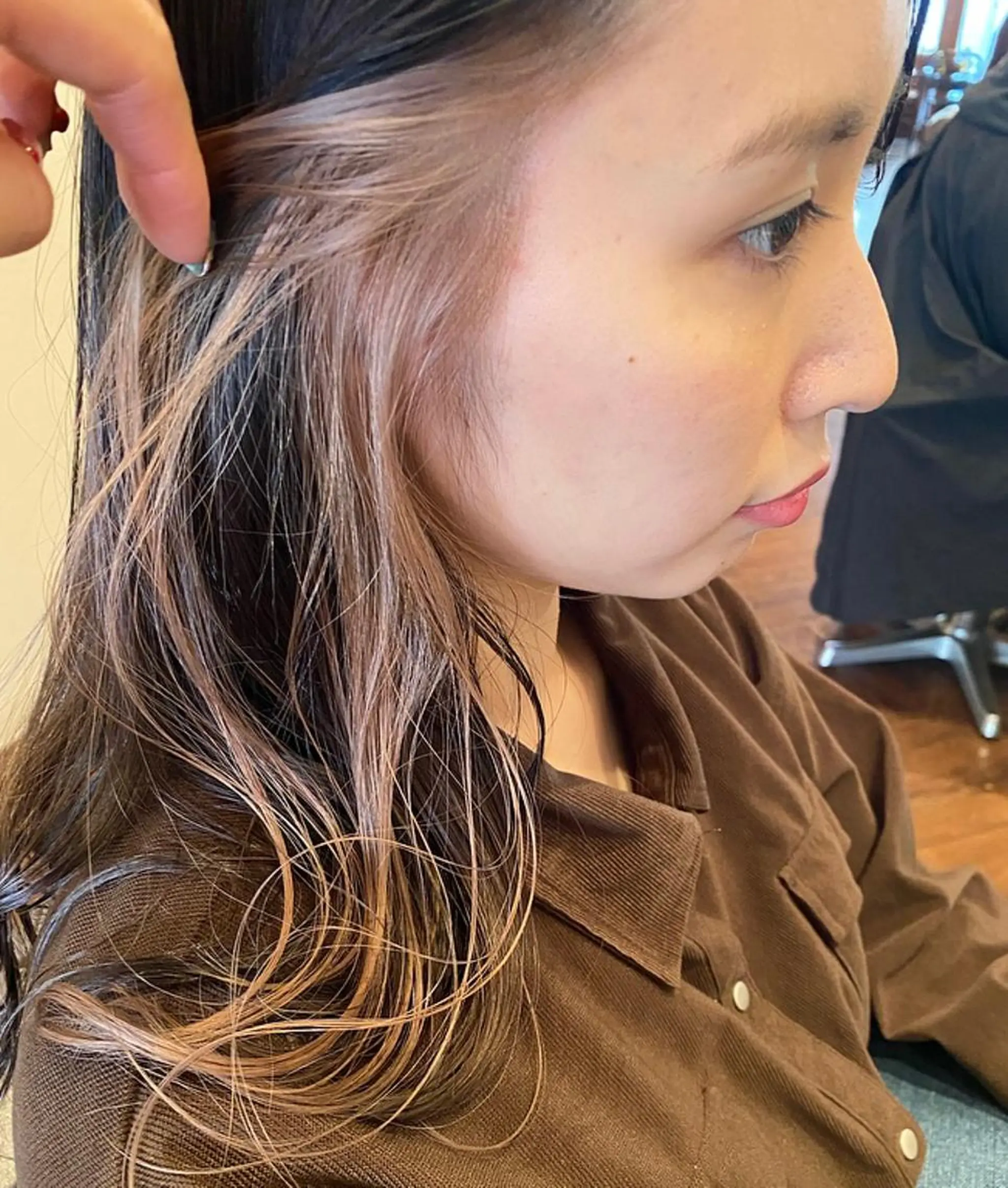 ロング カラー ベージュカラー 🌈🌸あおき みちる🌟💗のヘアスタイル