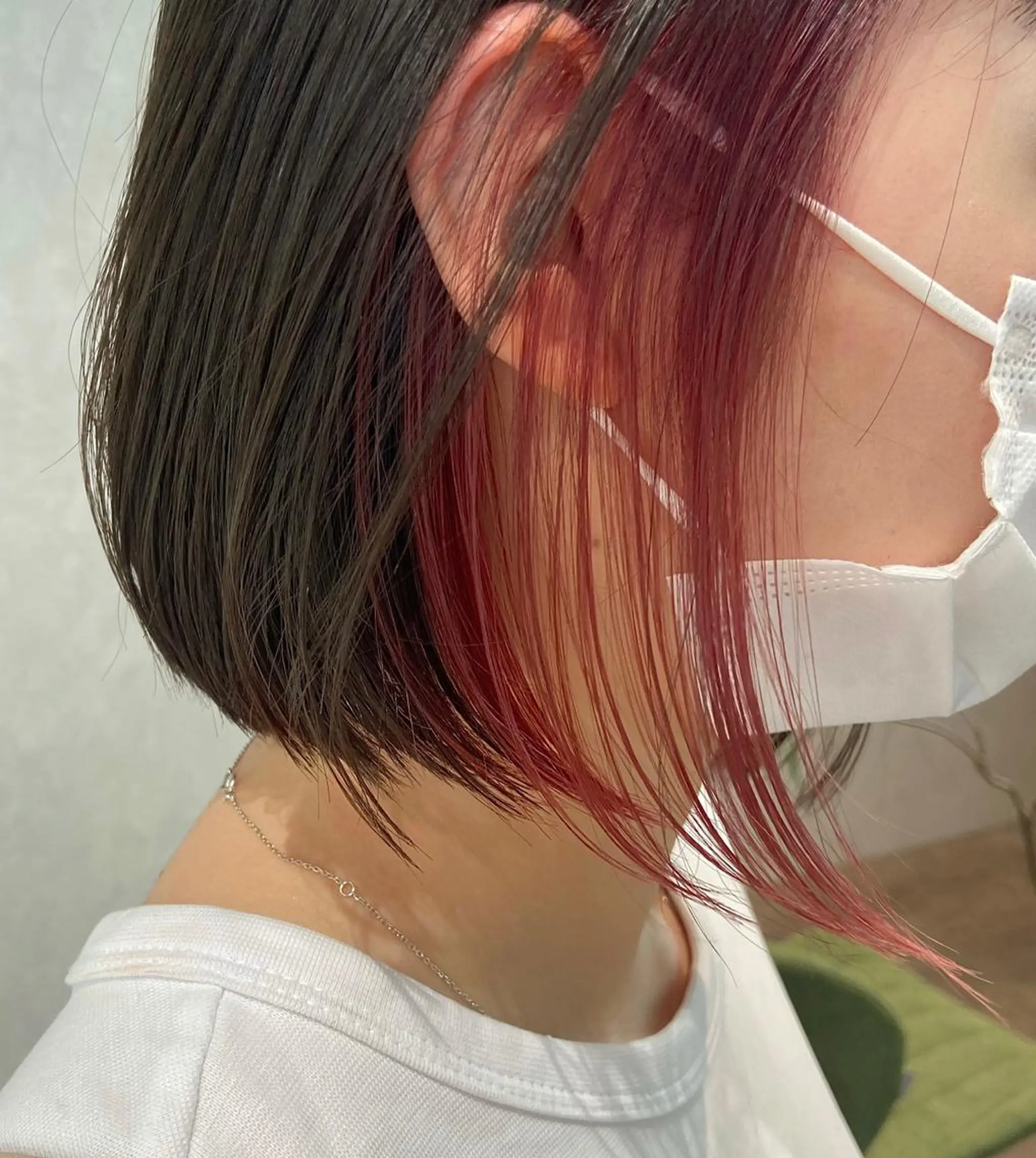 ショート カラー ブリーチ ピンクカラー ヘアセット🎀パーマ Tsubasaのヘアスタイル