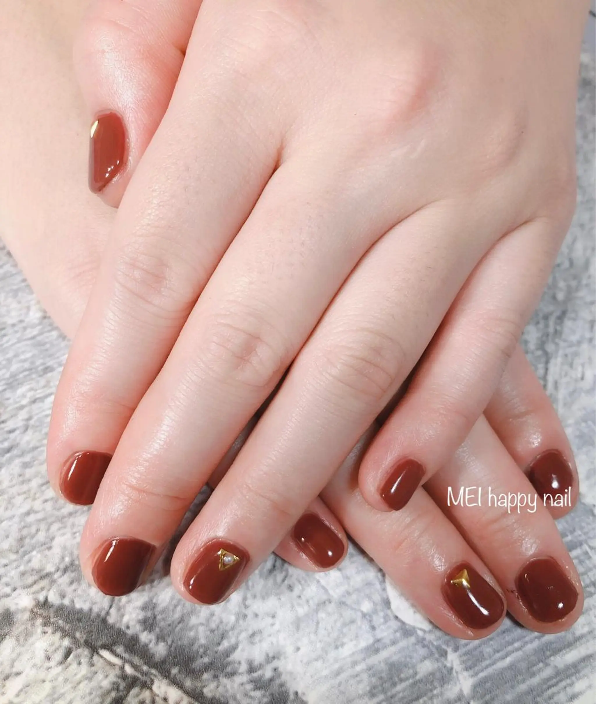 ネイル 北浦和 自爪育成ケアのネイルデザイン