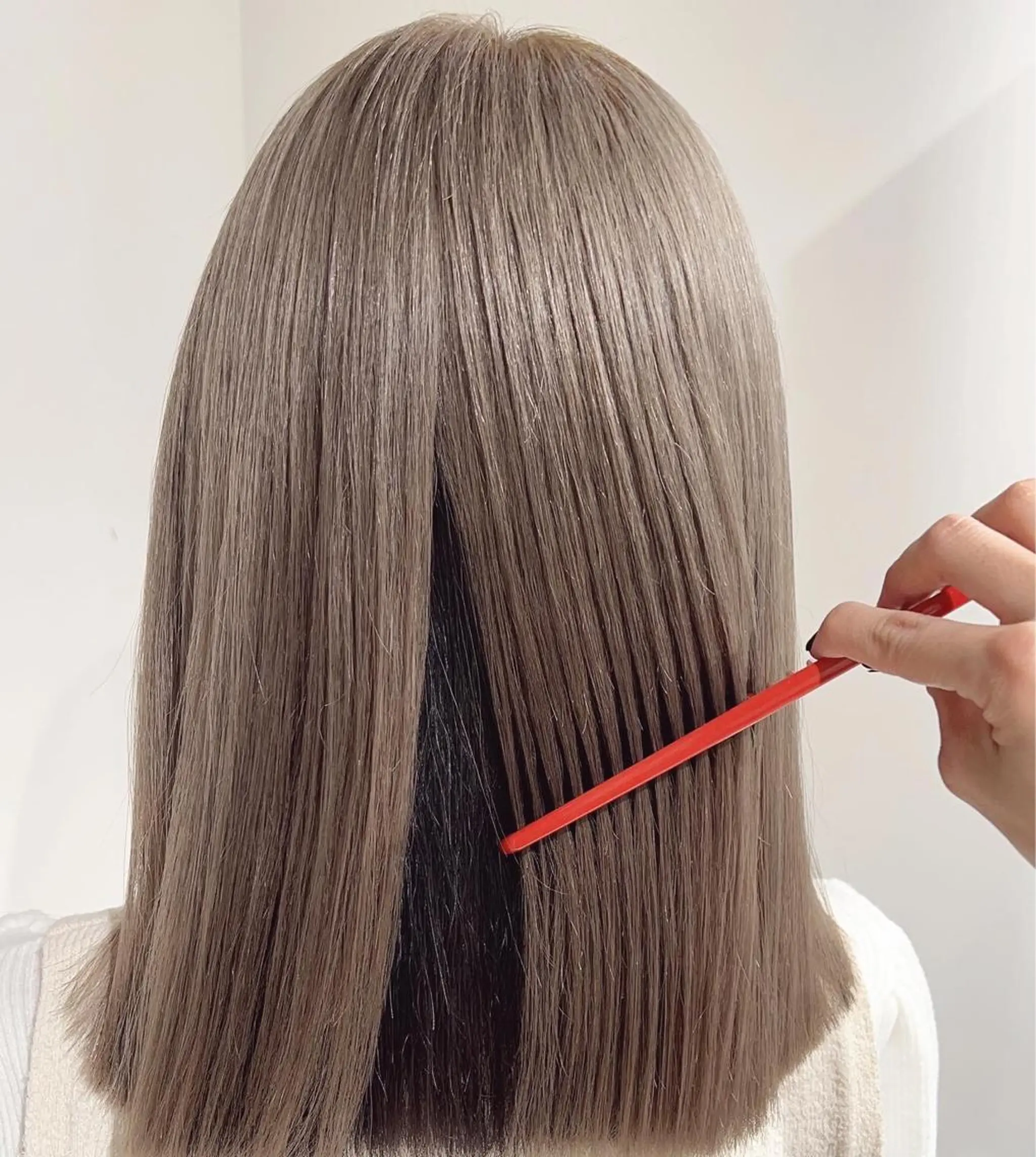 ロング カラー インナーカラー カット ヘアカラー トリートメント スキバサミを使わない カット🌼唯🌼のヘアスタイル