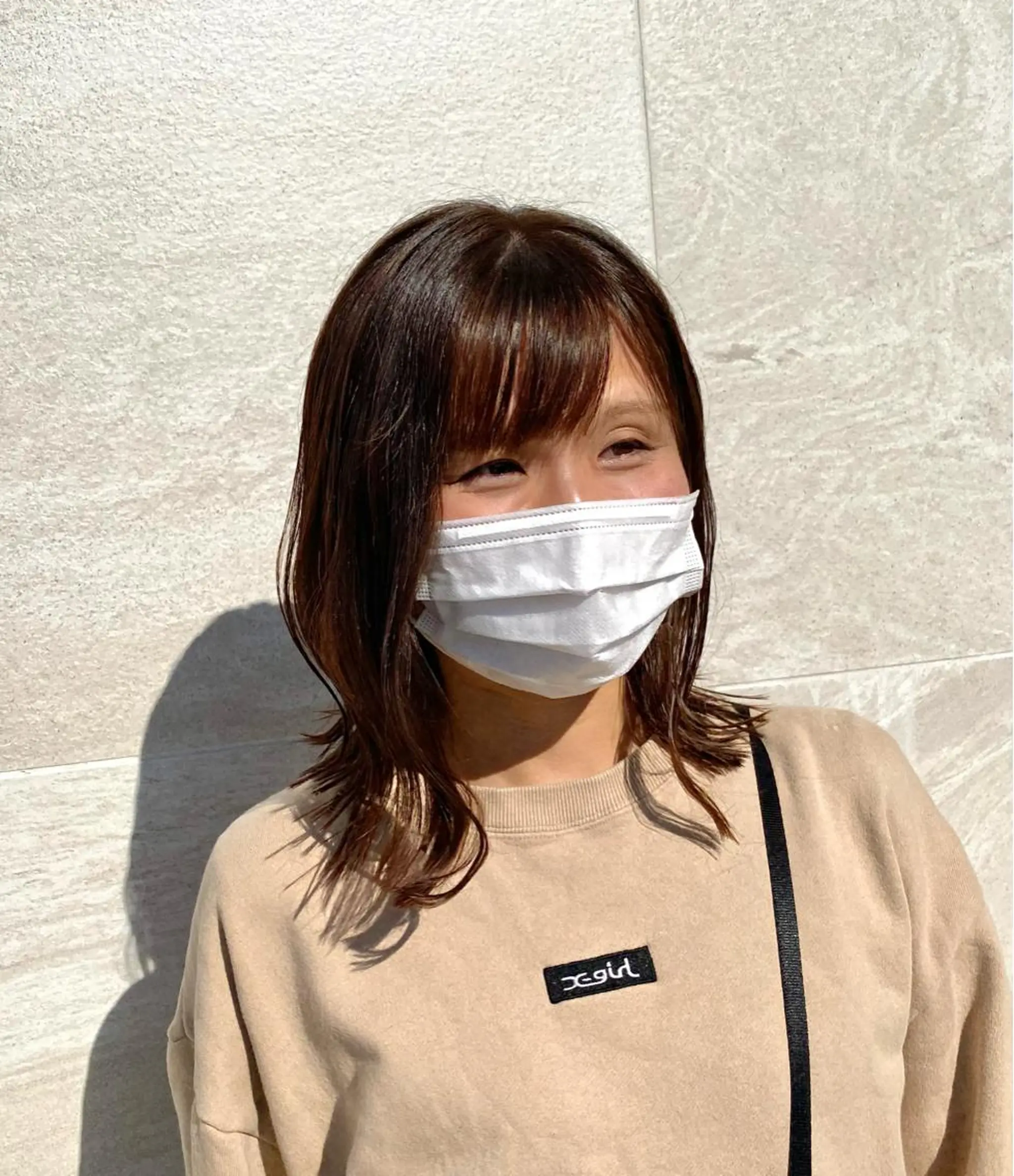 ミディアム カラー 中川 茜里のヘアスタイル