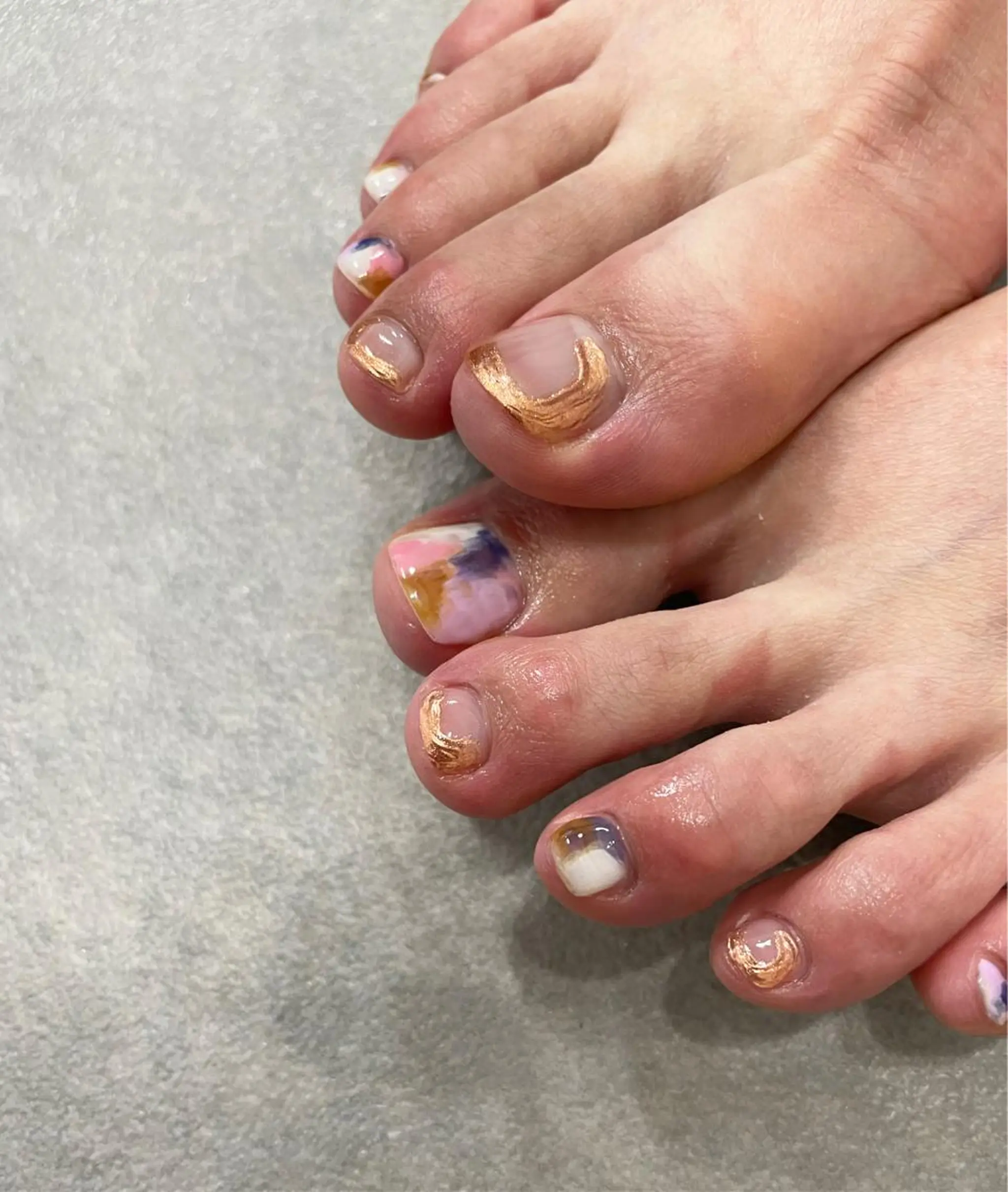 ネイル ハンドネイル フットネイル kiii.__ ✴︎*のネイルデザイン