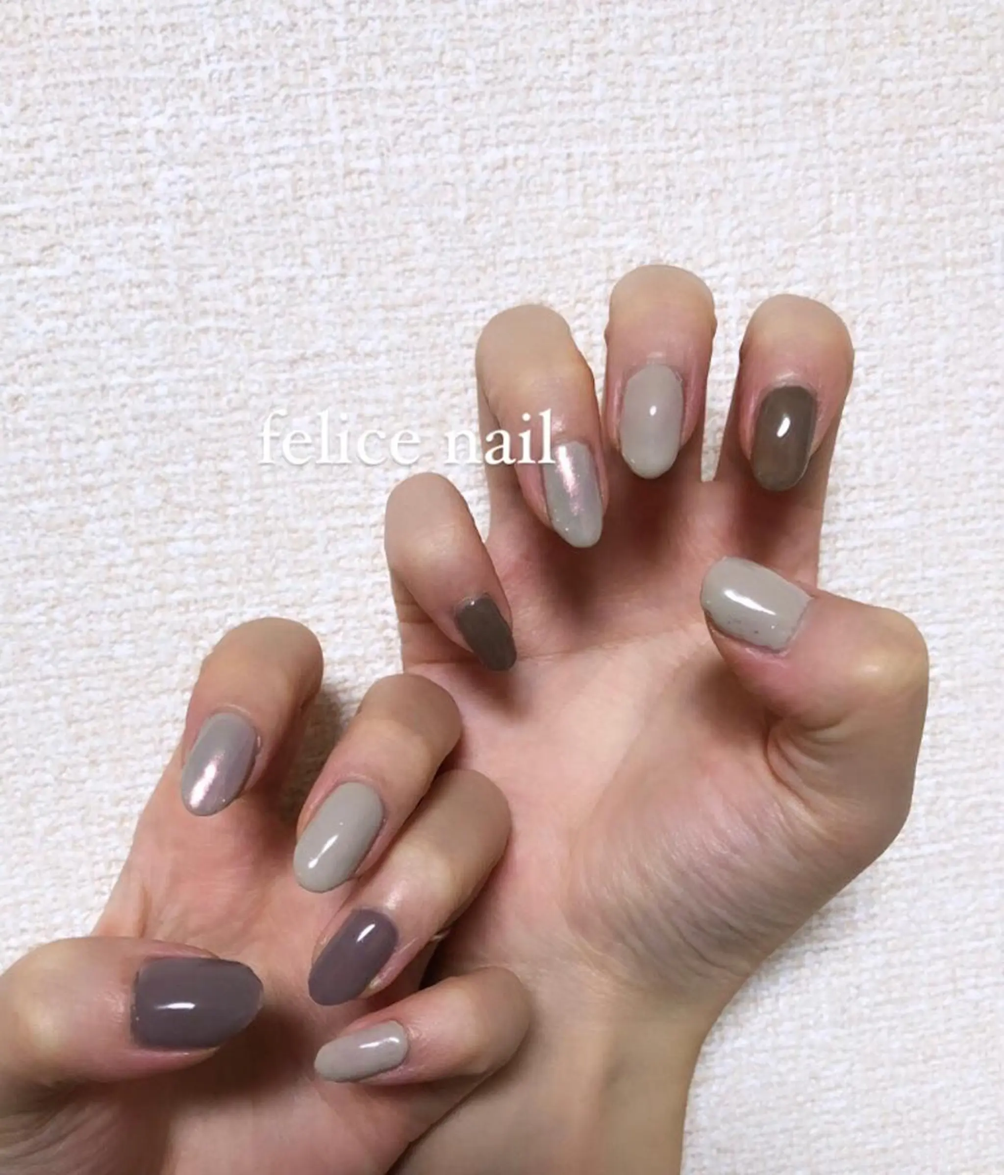ネイル オフィスネイル シンプルネイル felice nailのネイルデザイン