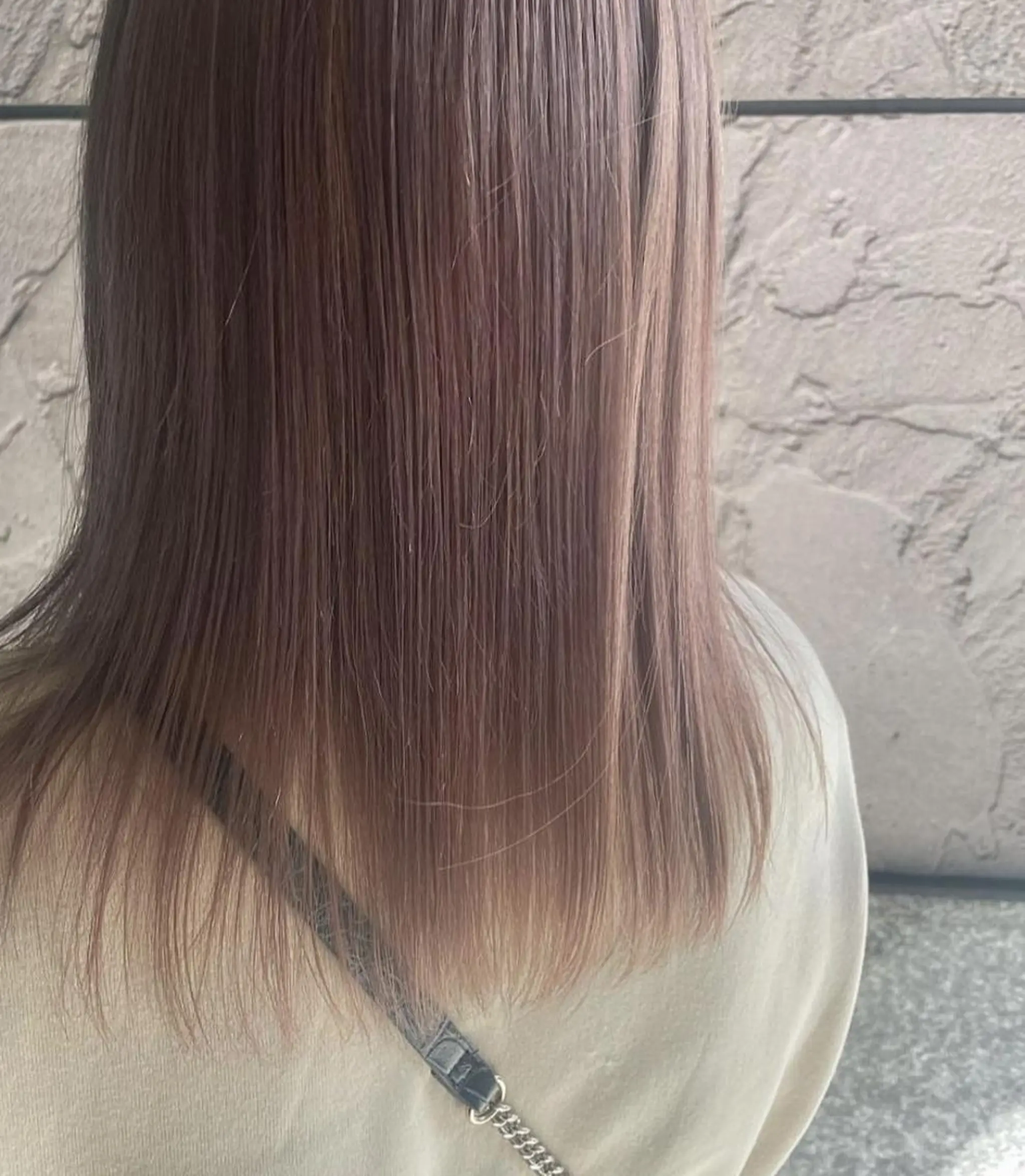 セミロング カラー 韓国ヘア🇰🇷 Misuzuのヘアスタイル