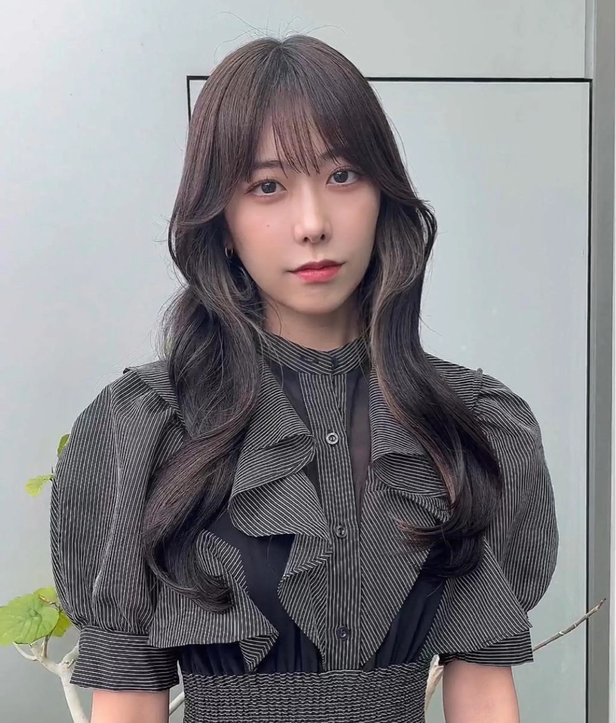 ミディアム カラー カット ヘアカラー トリートメント 🌫️大人韓国ヘア 🌫️naoyaのヘアスタイル