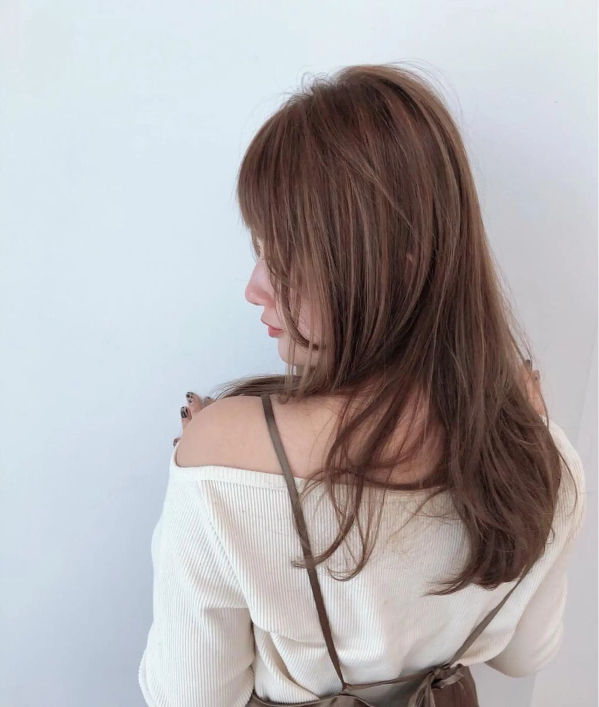 ロング 1%【横浜】 髪質改善&ケアカラーのヘアスタイル