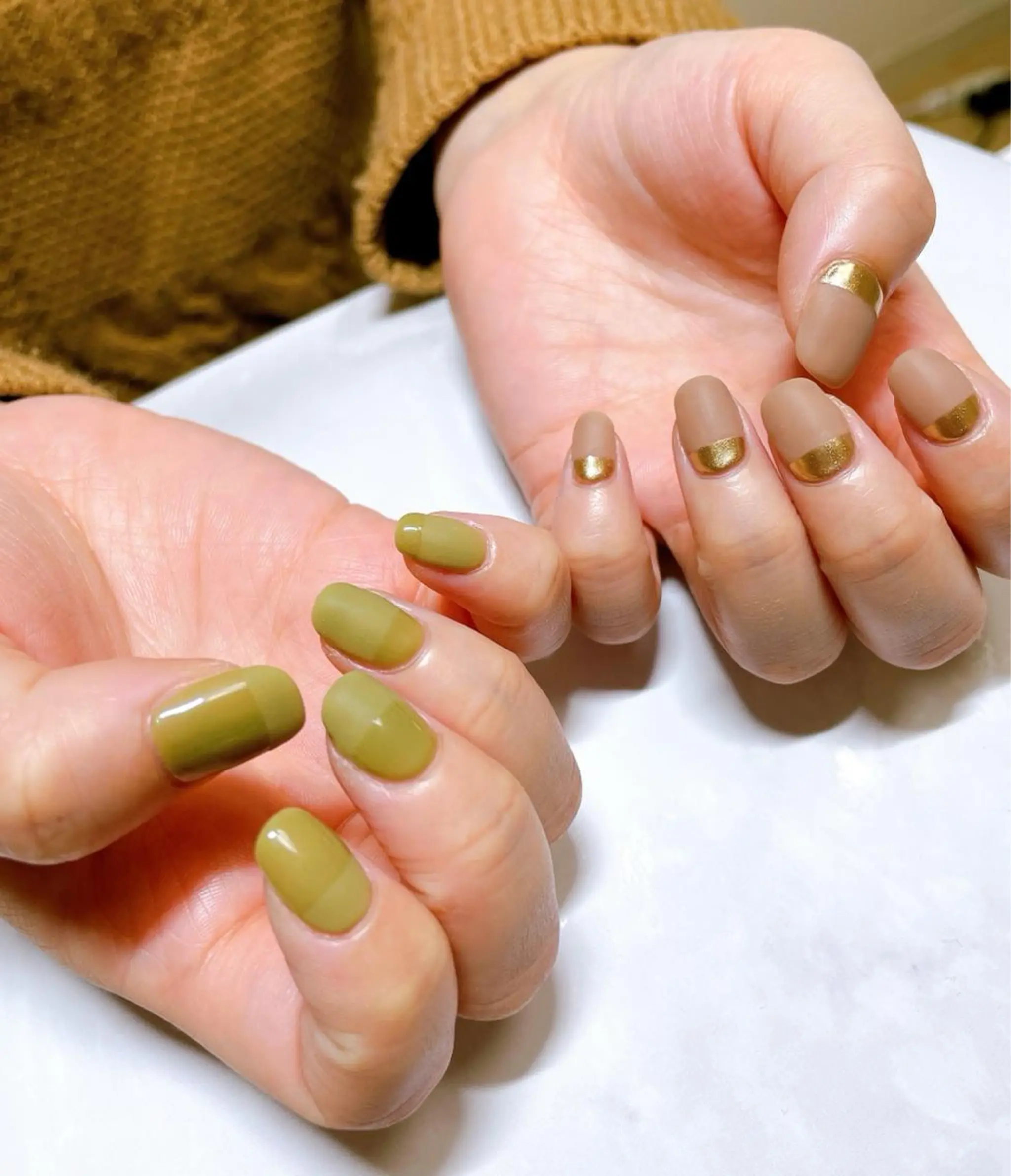 ミディアム ハンドネイル nail＆eye YUMIのマツエク・マツパデザイン