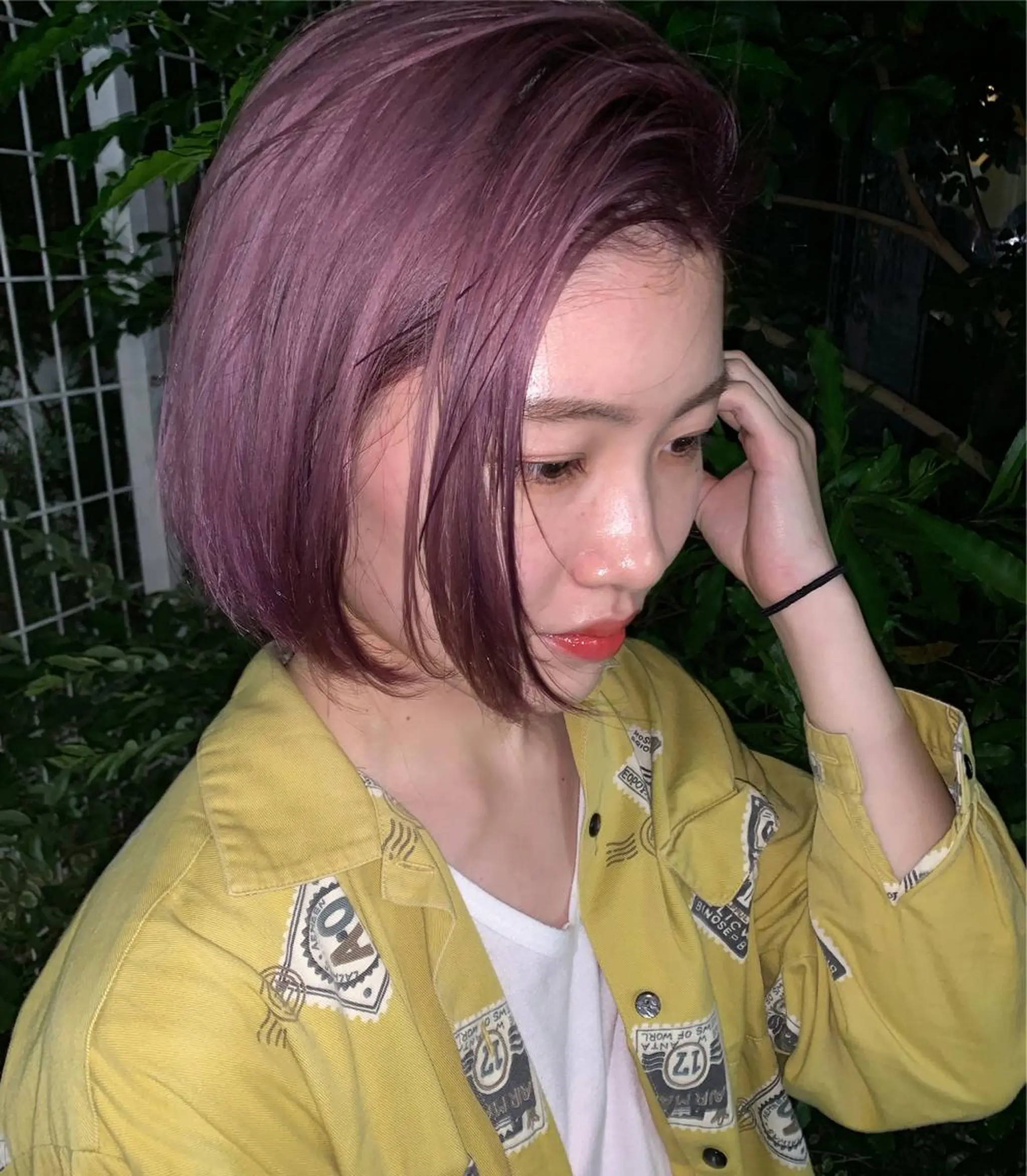 ミディアム カラー ピンクベージュ/新潟 万代/高橋桃葉🍑のヘアスタイル