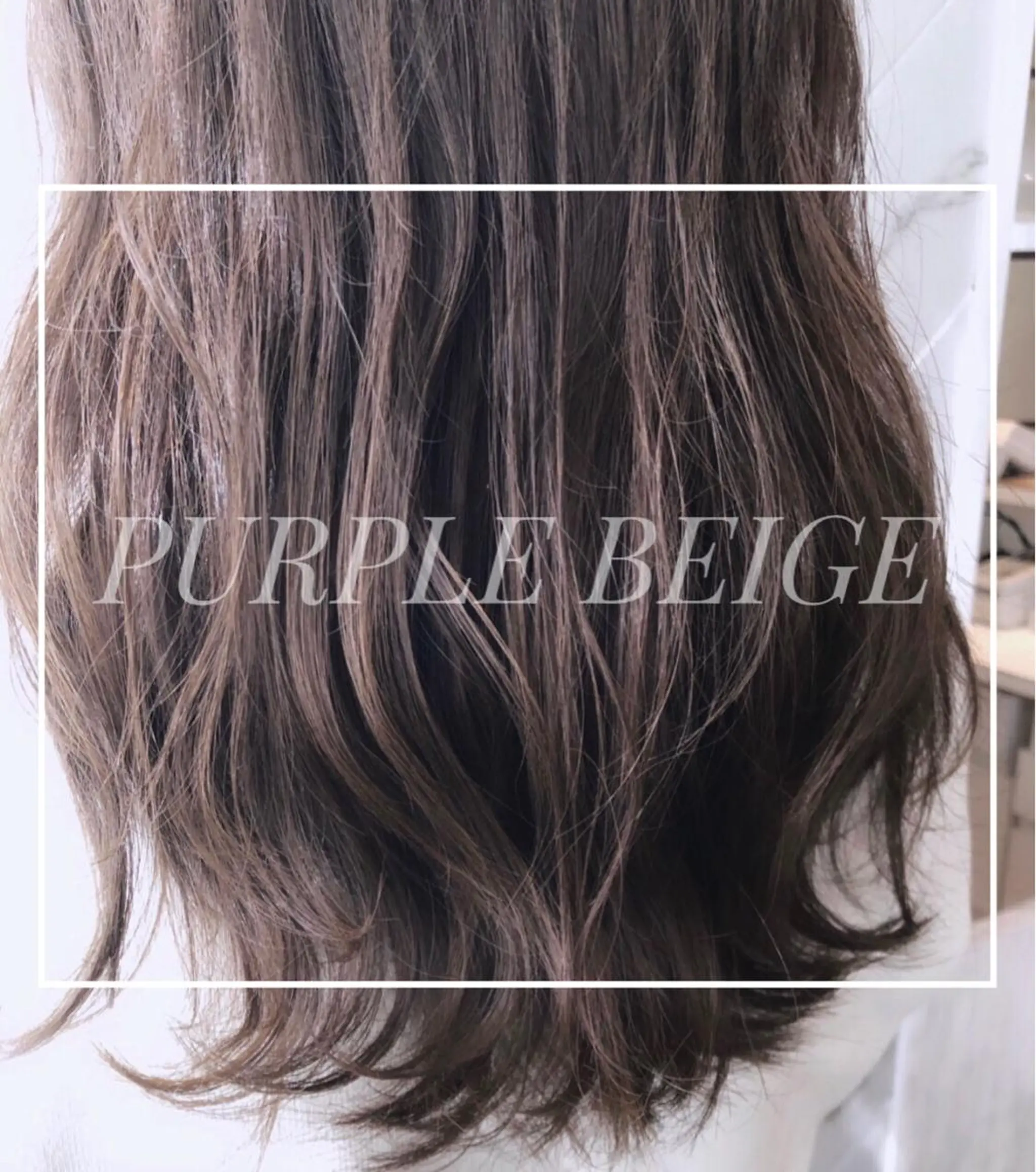 セミロング カラー ヘアアレンジ ポニーテール アッシュ ベージュカラー ブリーチ 透明感カラー ✨似合うのその先へ✨ 田中延和のヘアスタイル