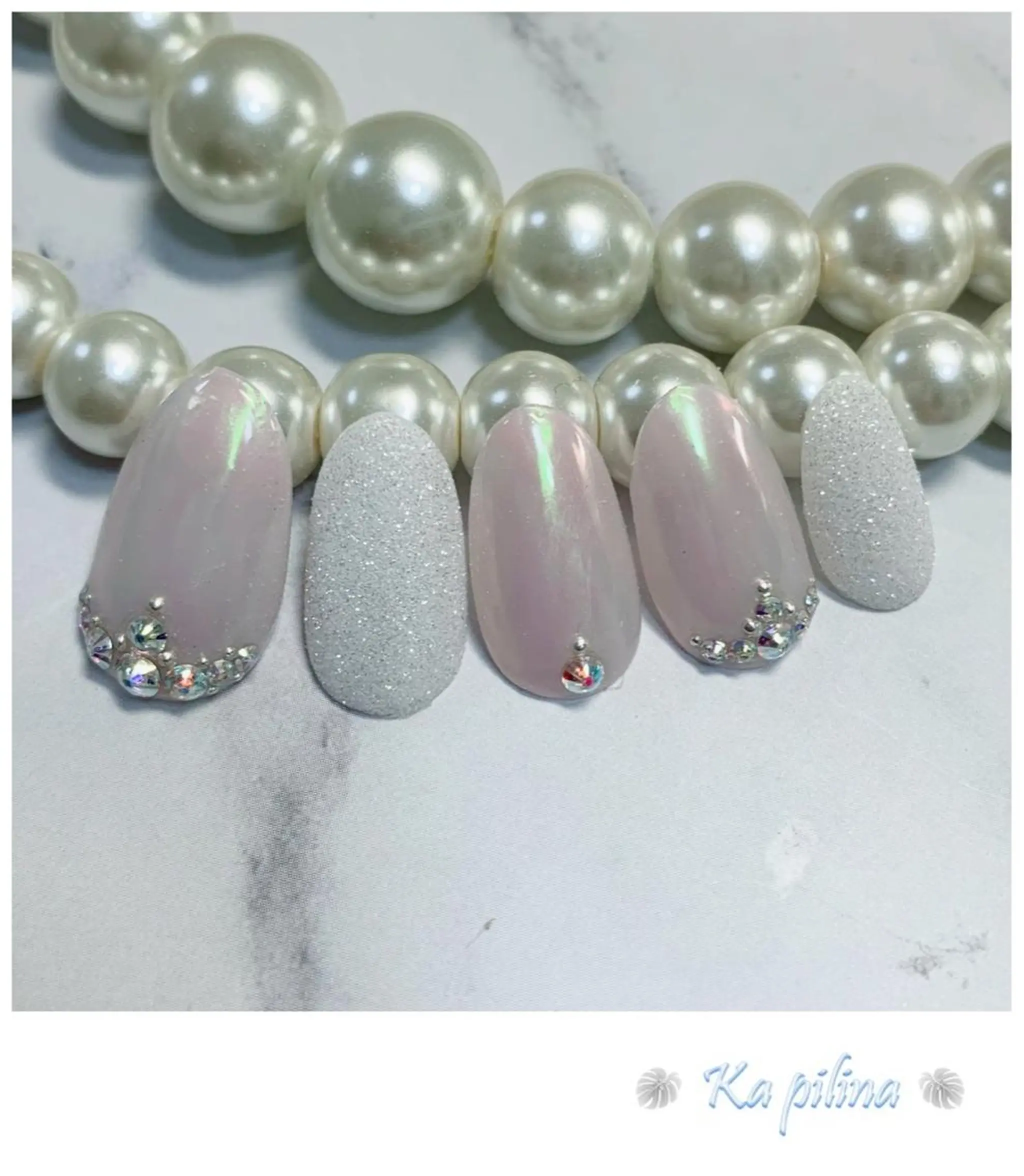 ネイル ミラーネイル Nail salon Ka pilinaのネイルデザイン
