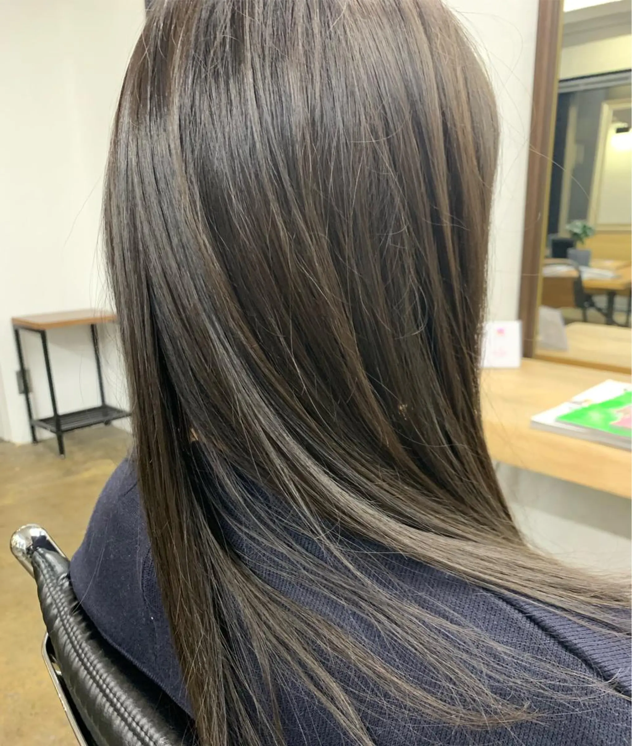 セミロング カラー メンズパーマ メンズ特化ryoのヘアスタイル