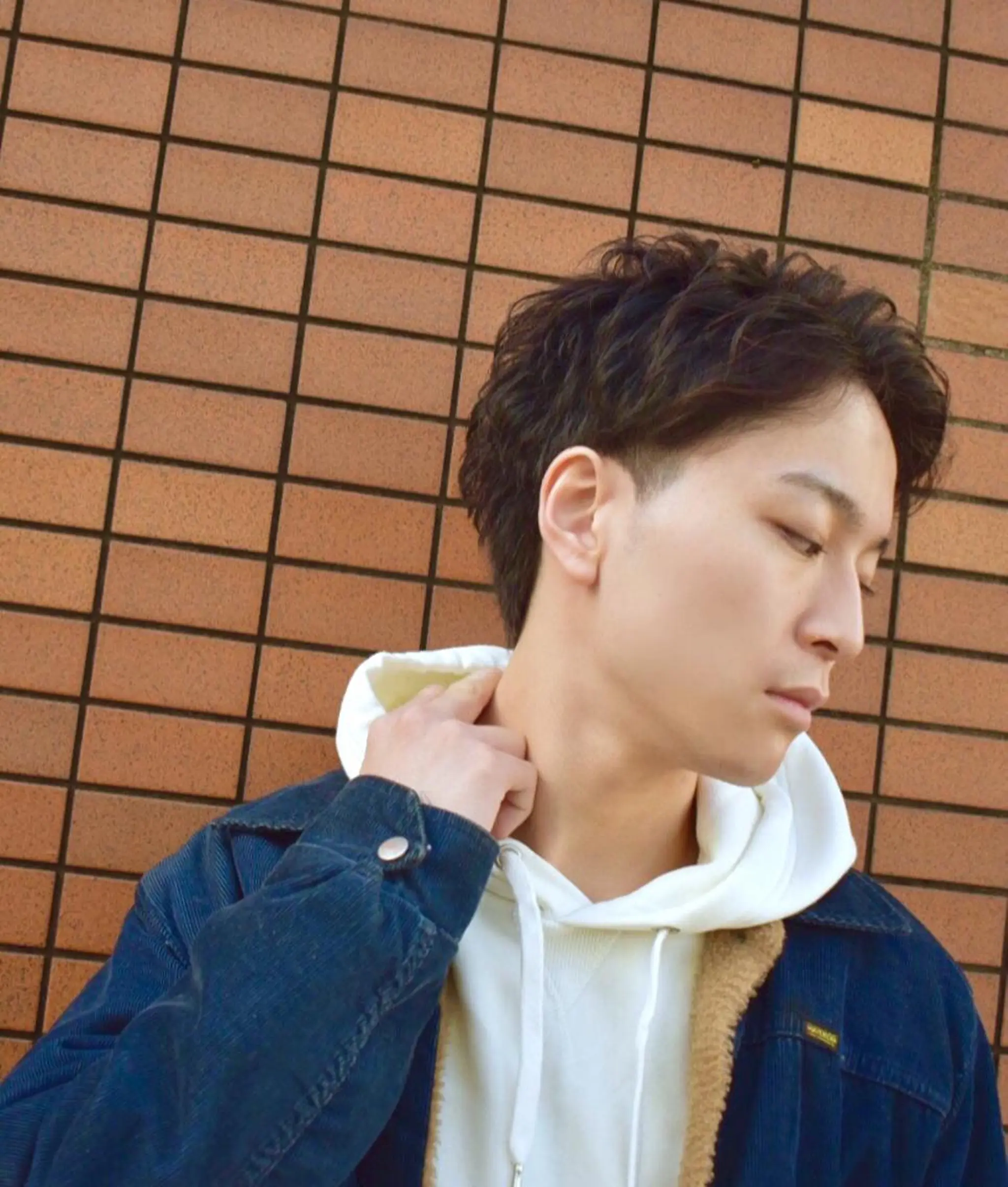 ショート メンズ アップバング カット ヘアカラー トリートメント ✨髪質改善縮毛矯正✨ 宇田川修平のエステ・リラクイメージ