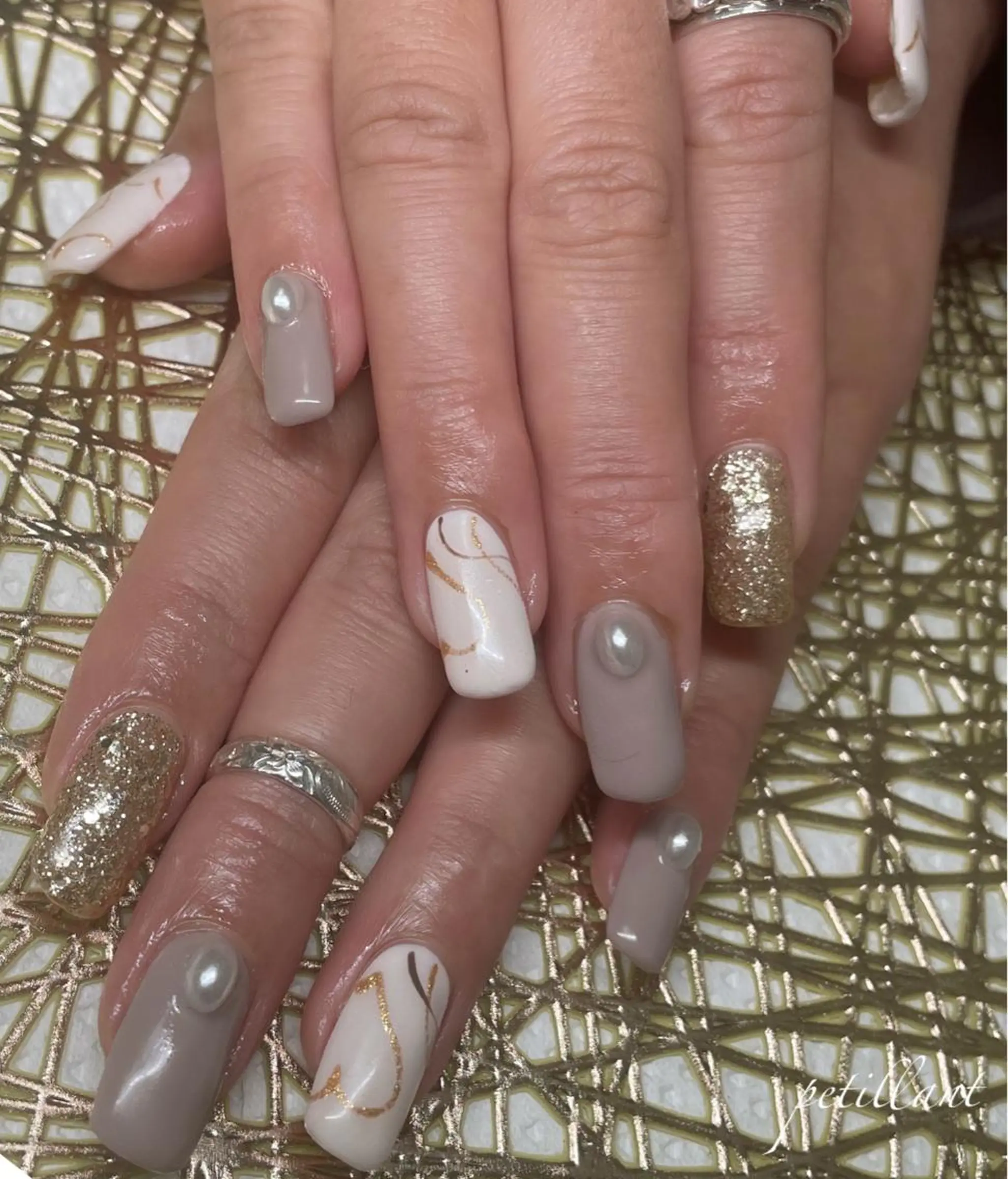 ネイル アートネイル nail salon petillantのネイルデザイン