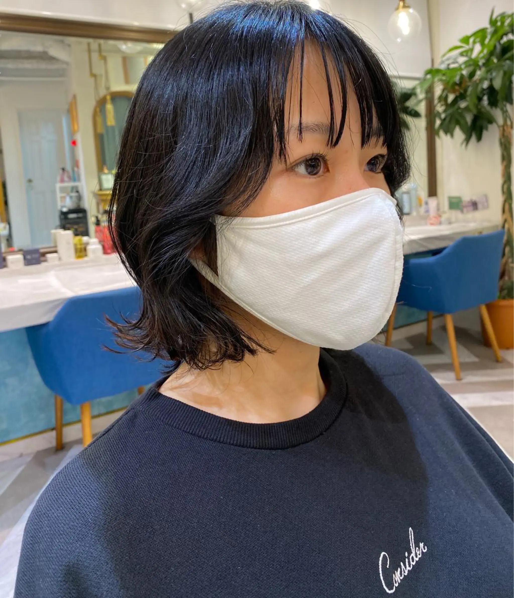 ショート ボブ レイヤーと顔まわり 大好き❣️関口拓馬のヘアスタイル