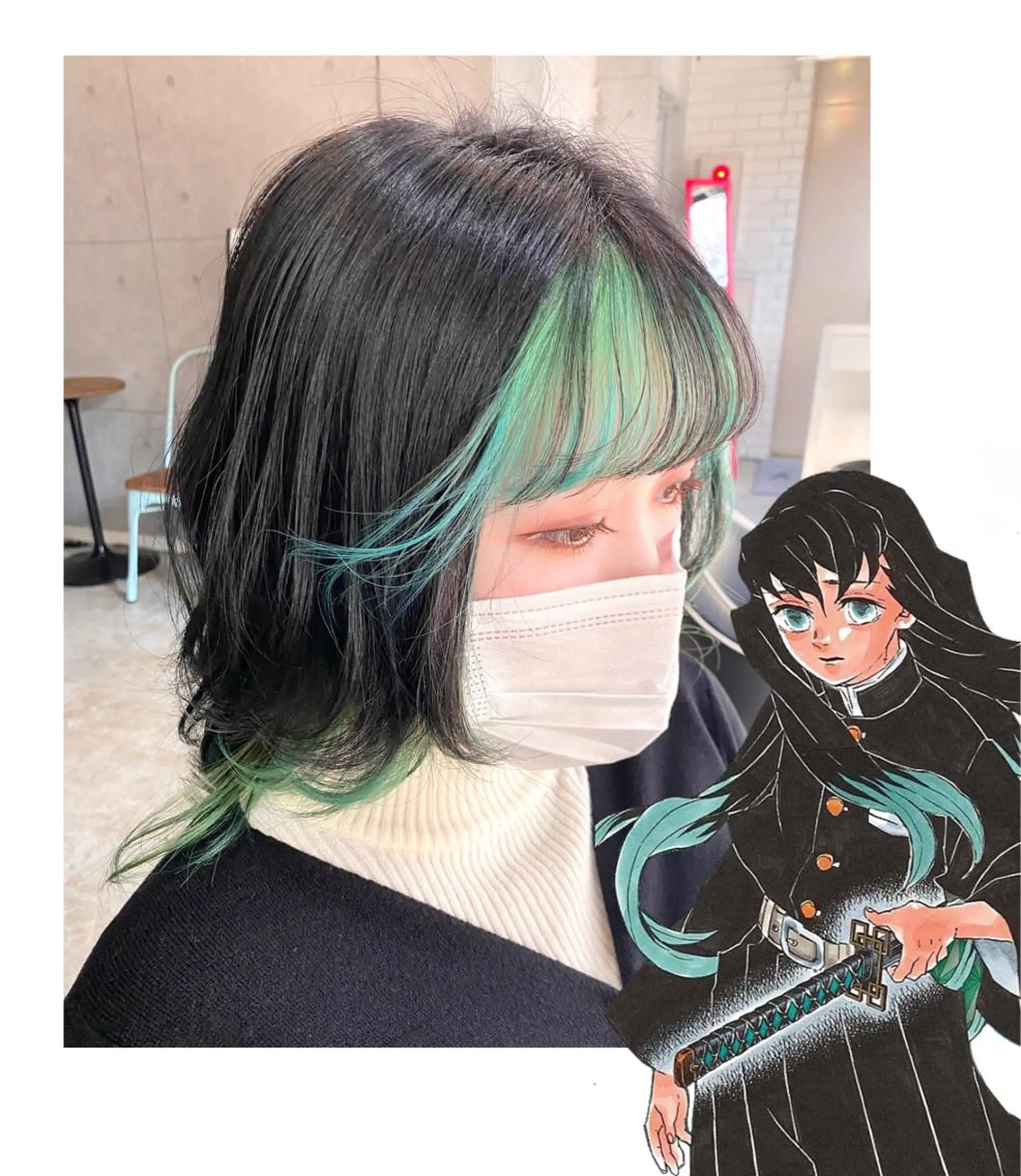 ショート カラー ブリーチ ヘアカラー TSUNO🦖 派手髪/オタク美容師のヘアスタイル