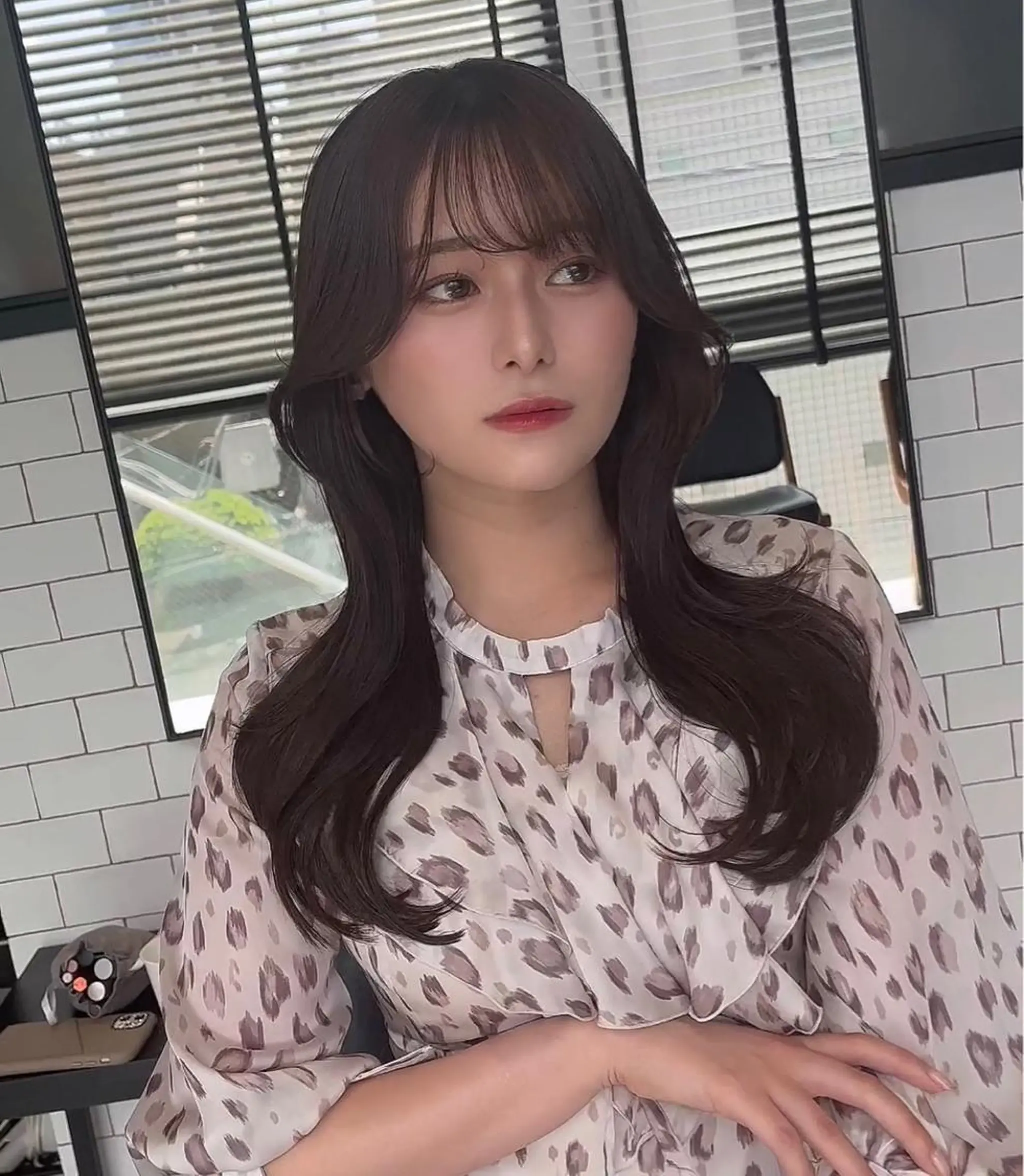 ミディアム カラー カット ヘアカラー トリートメント 🌫️大人韓国ヘア 🌫️naoyaのヘアスタイル