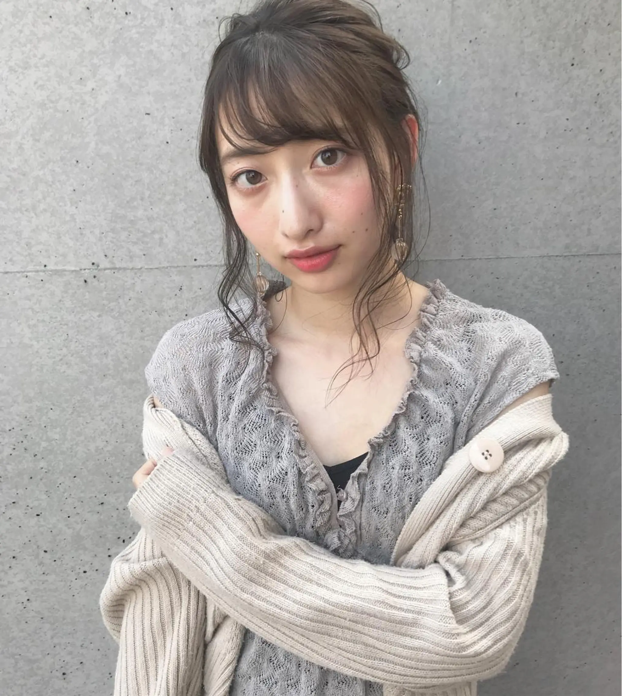 セミロング カラー ヘアアレンジ Satsuki ✂︎♡のヘアスタイル