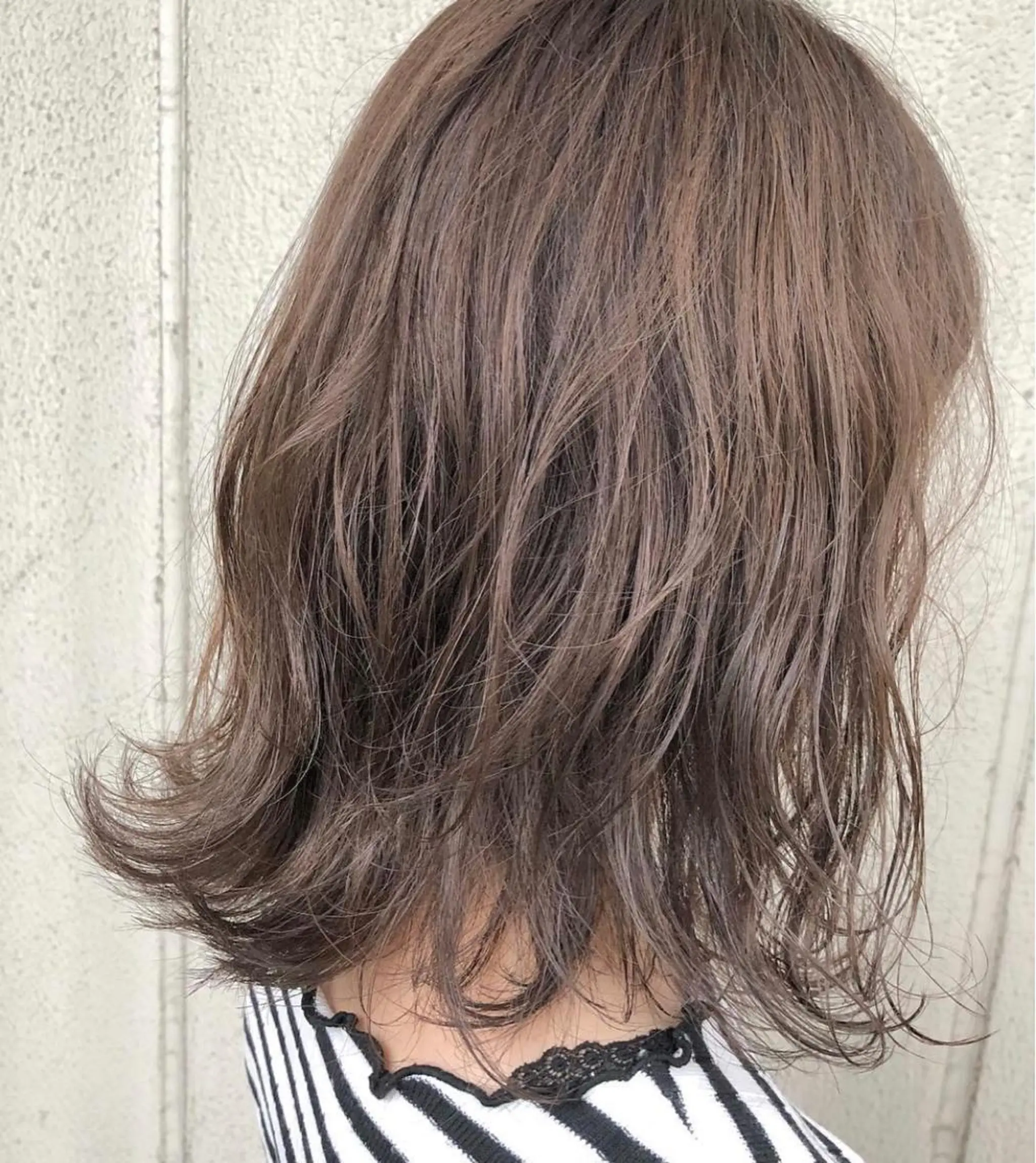 カラー ブリーチ 透明感カラー ブリーチなしカラー カット ヘアカラー トリートメント ボブ♡柔らかいカラー 實松栞理のヘアスタイル