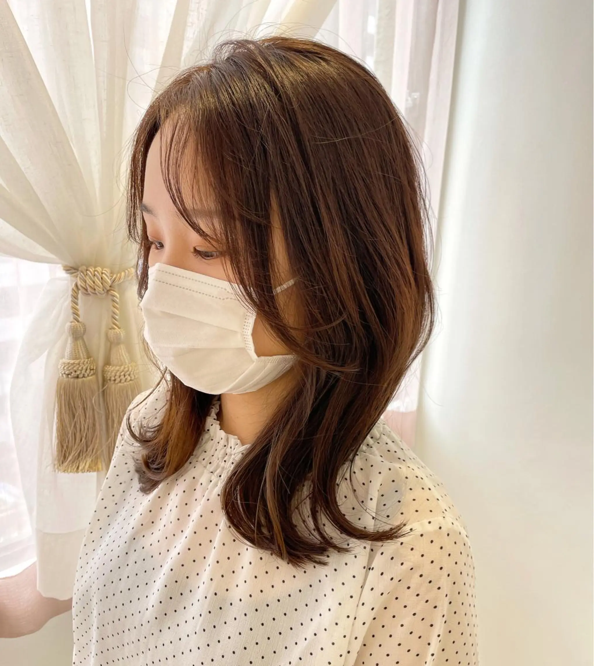 ミディアム カラー 韓国風ヘア ボブ支持率NO1 🌈CHIKAのヘアスタイル