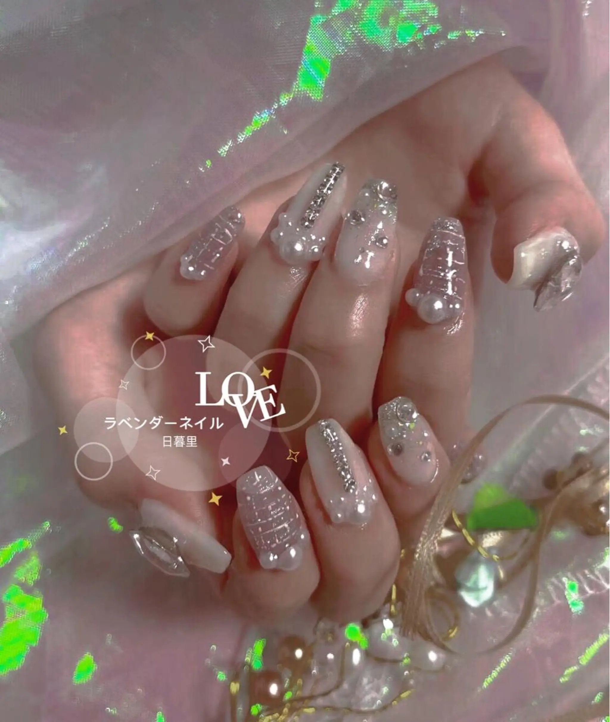 ネイル ラベンダー💖日暮里 ルル💖ネイルのネイルデザイン