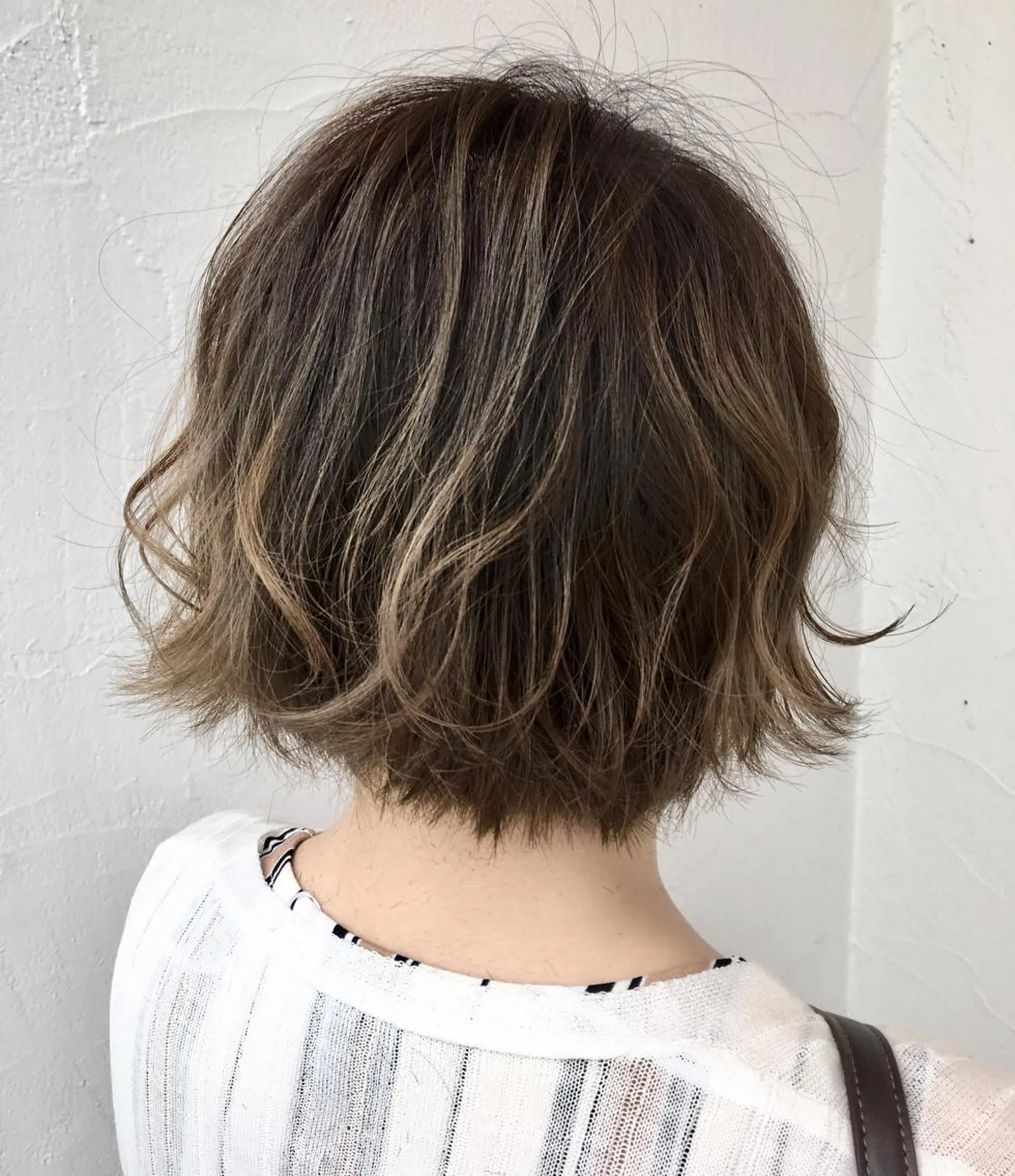 ショート カラー ショートボブ グラデーションカラー ボブ ショートヘア 川合 勇気のヘアスタイル