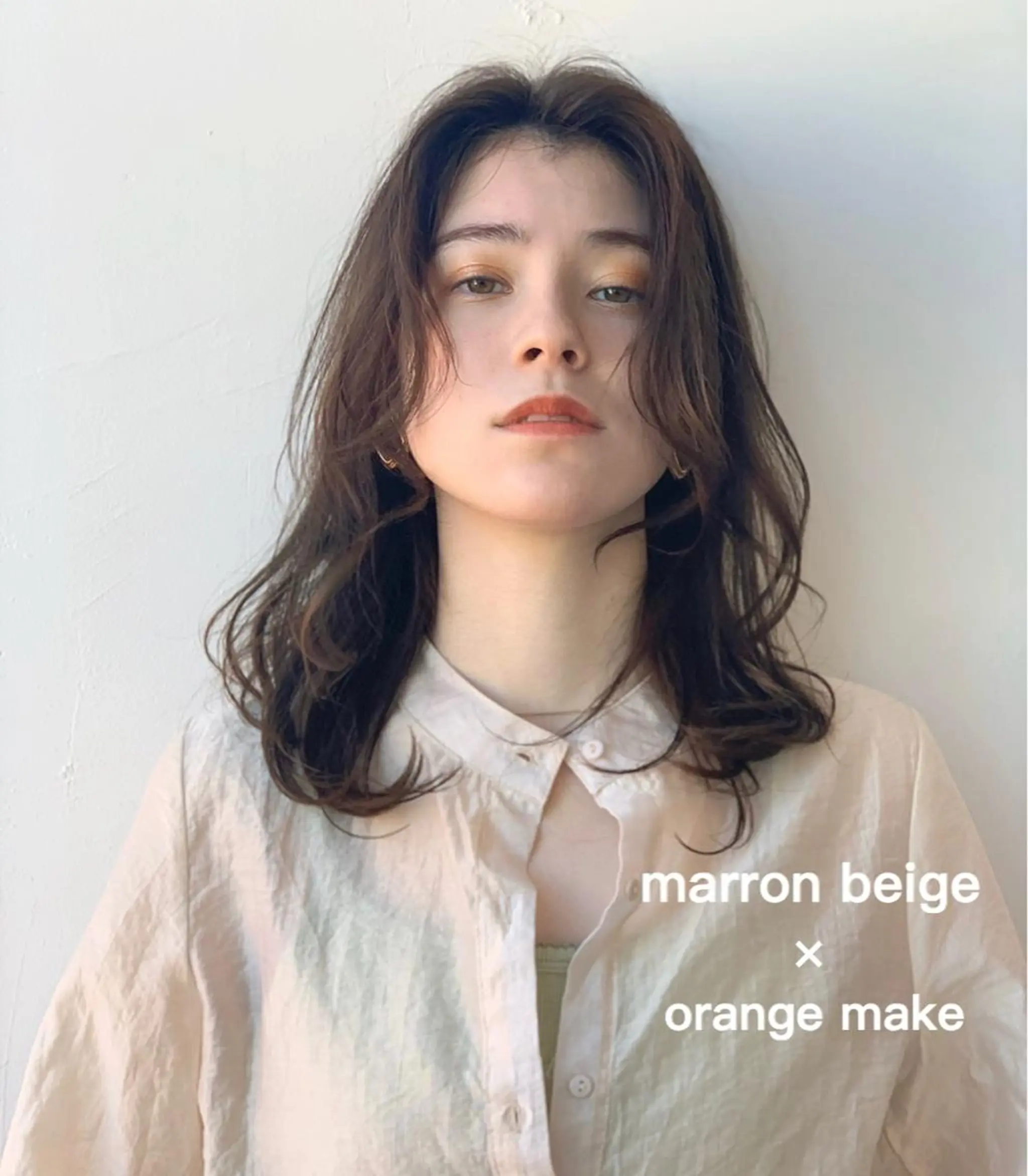 セミロング カラー ベージュカラー ブリーチ 透明感カラー ブリーチなしカラー ヘアカラー トリートメント Sana / 韓国ヘア / カラーのヘアスタイル