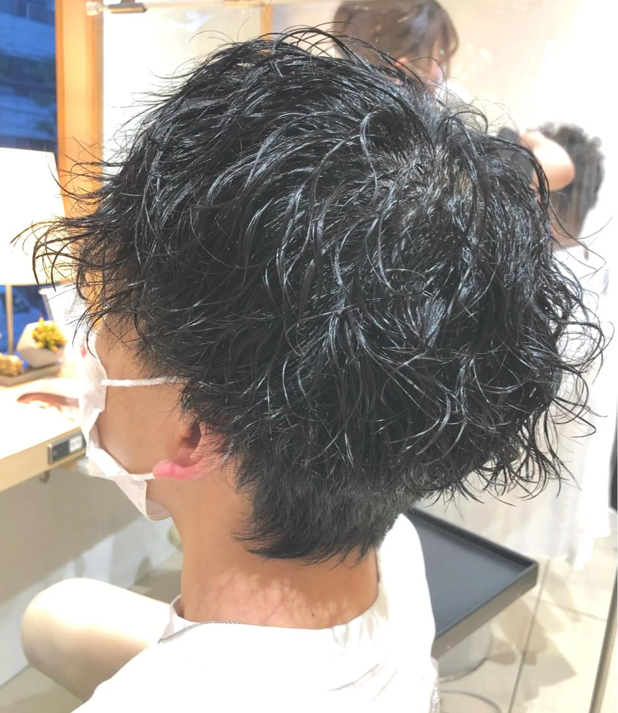 ショート パーマ メンズ メンズパーマ スパイラルパーマ 低ダメージ施術/ 🐮牛木 史裕🐮のヘアスタイル