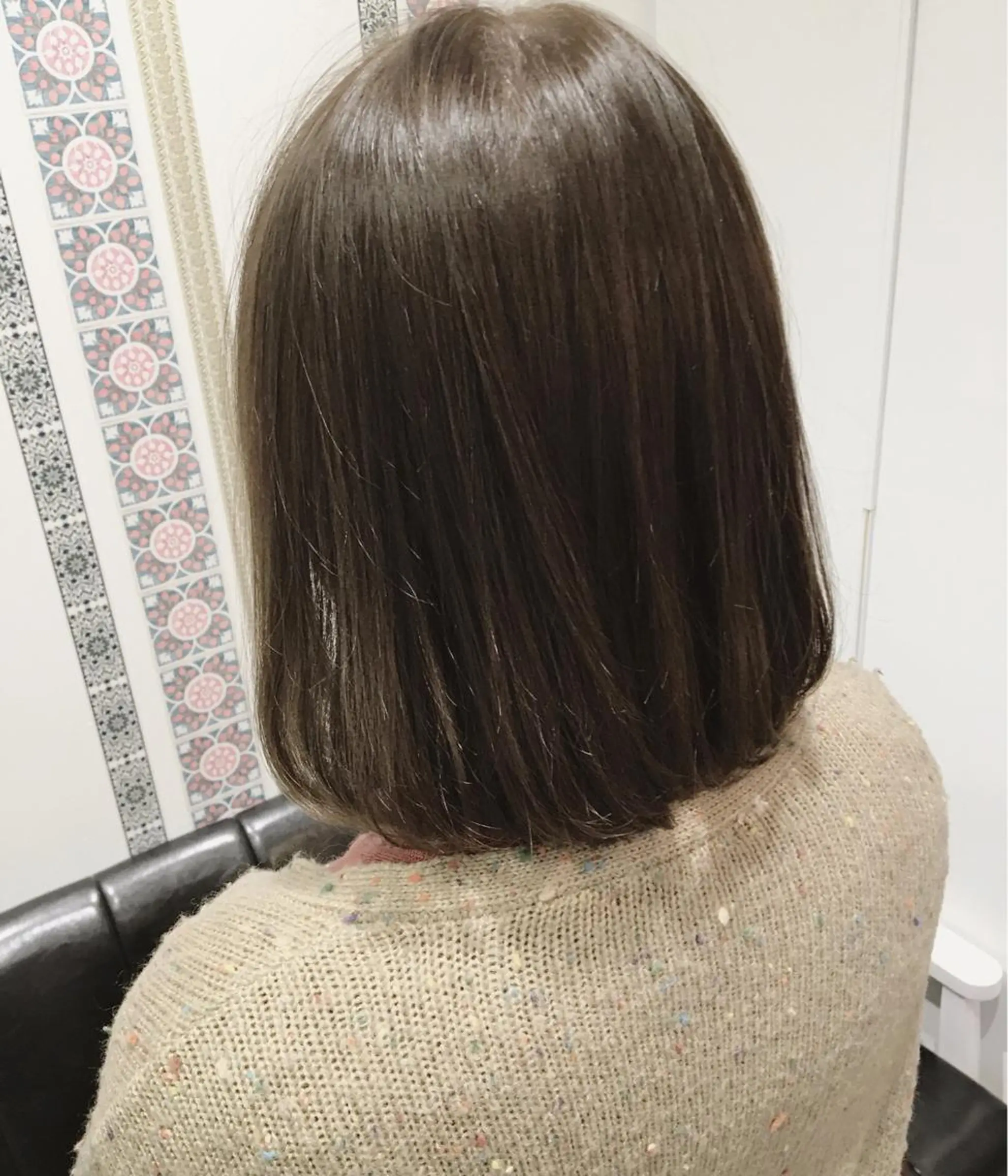 ミディアム カラー 透明感カラー グレージュ ハイライトカラー ハイライト カット ヘアカラー トリートメント 田室 和幸のヘアスタイル