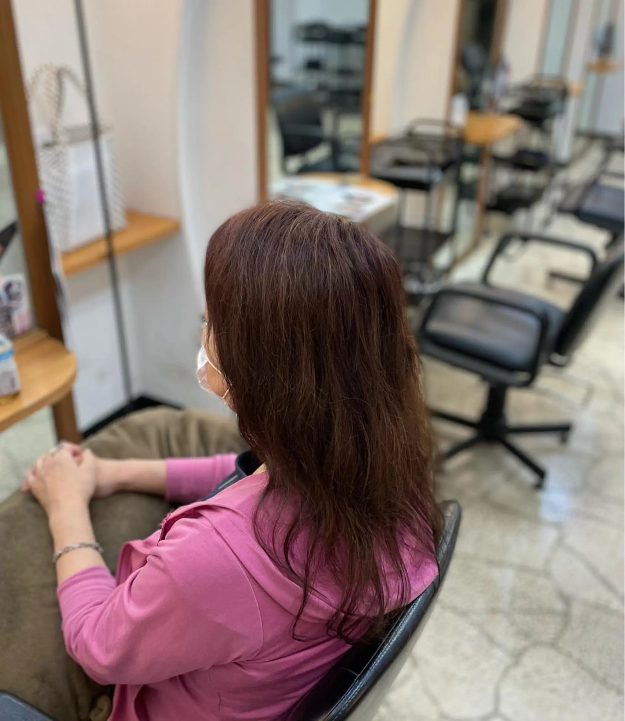 セミロング カラー ハイライトカラー ハイライト 松山弘樹/ 佐倉/髪質改善のヘアスタイル