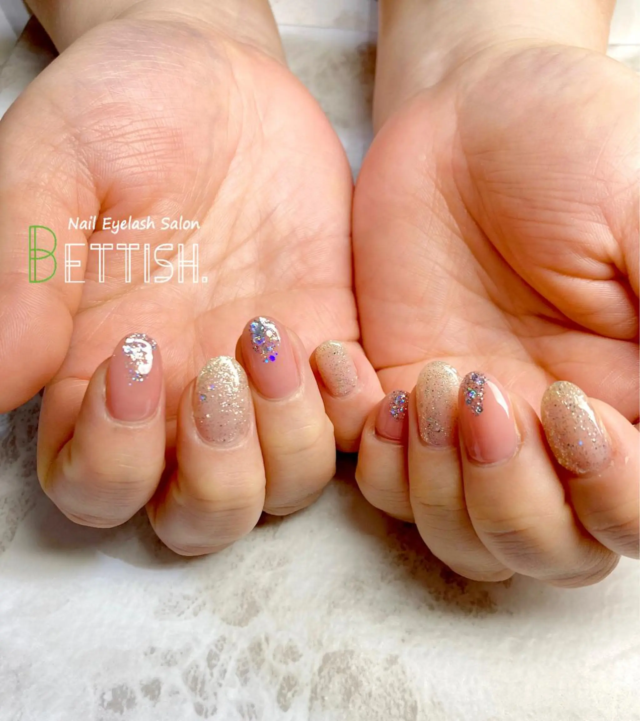 ネイル ラメ(グリッター) ワンカラーネイル 春ネイル BETTISH. KUMIKO☺︎︎のネイルデザイン