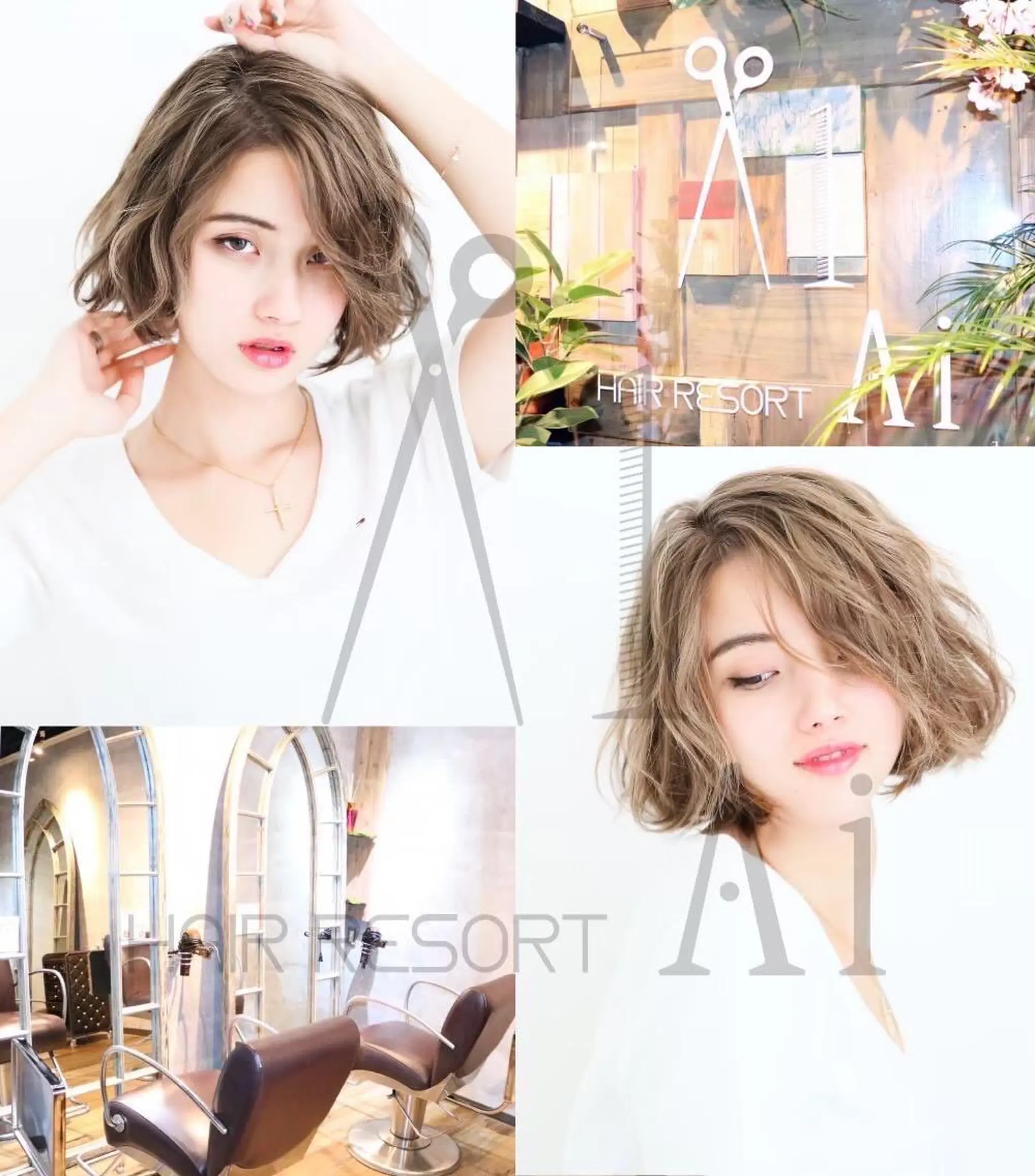 ショート カラー ヘアアレンジ ✨️レディース✨️ EX/遠藤歩未のヘアスタイル