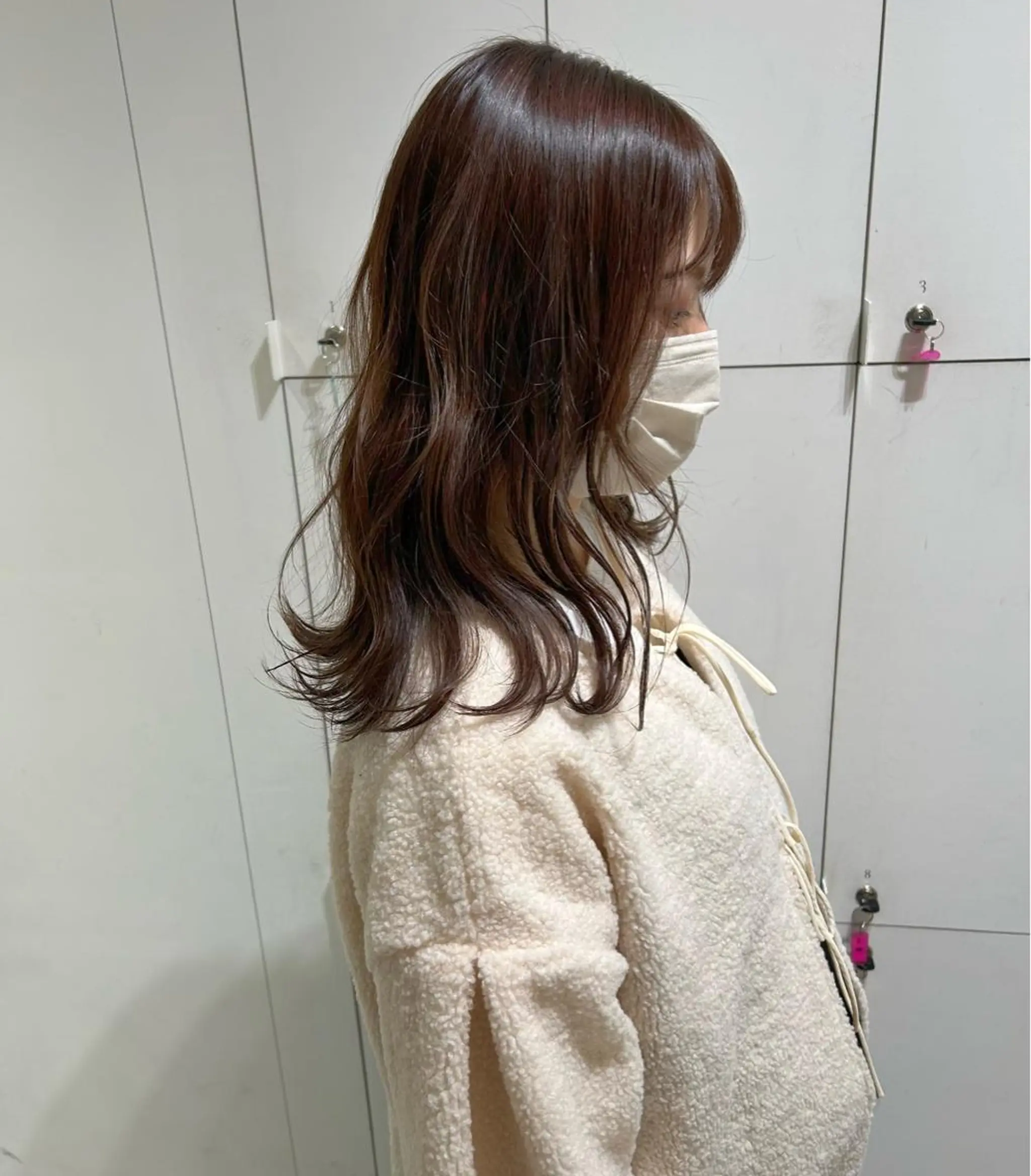 ミディアム カラー グレージュ 透明感カラー🫧 nanohaのヘアスタイル