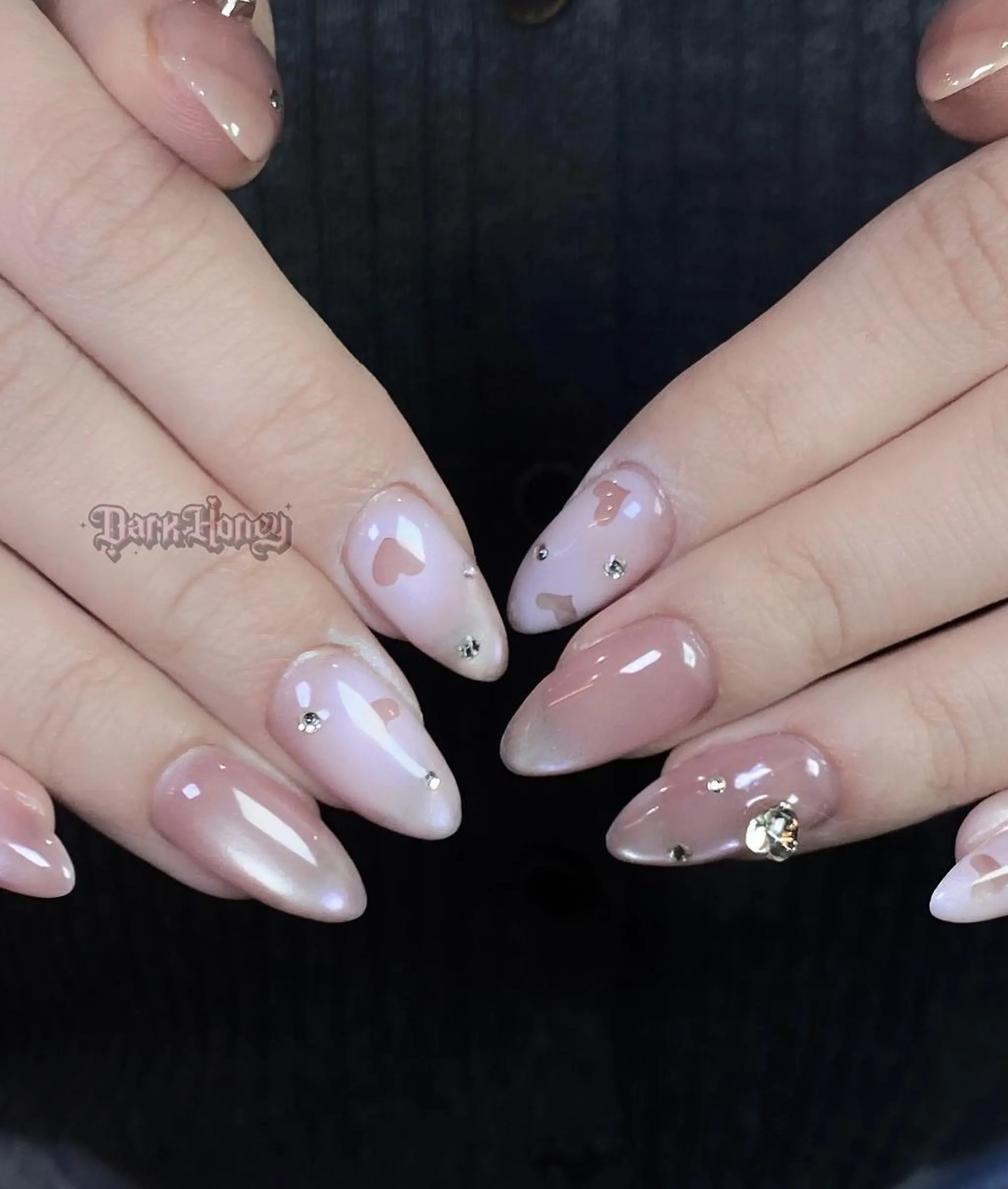 ネイル ハンドネイル Dark Honey karinのネイルデザイン