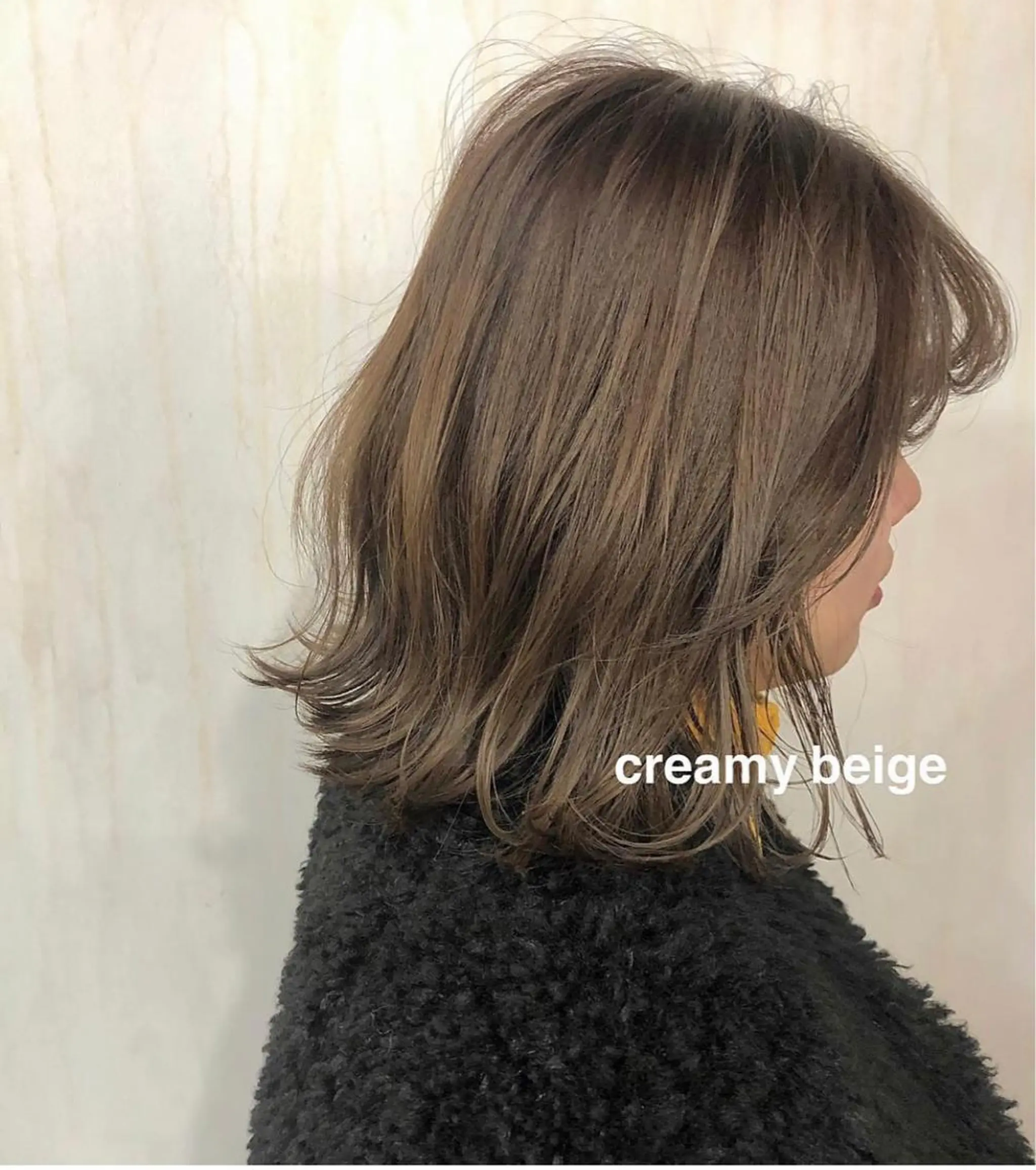 カラー ボブ♡柔らかいカラー 實松栞理のヘアスタイル