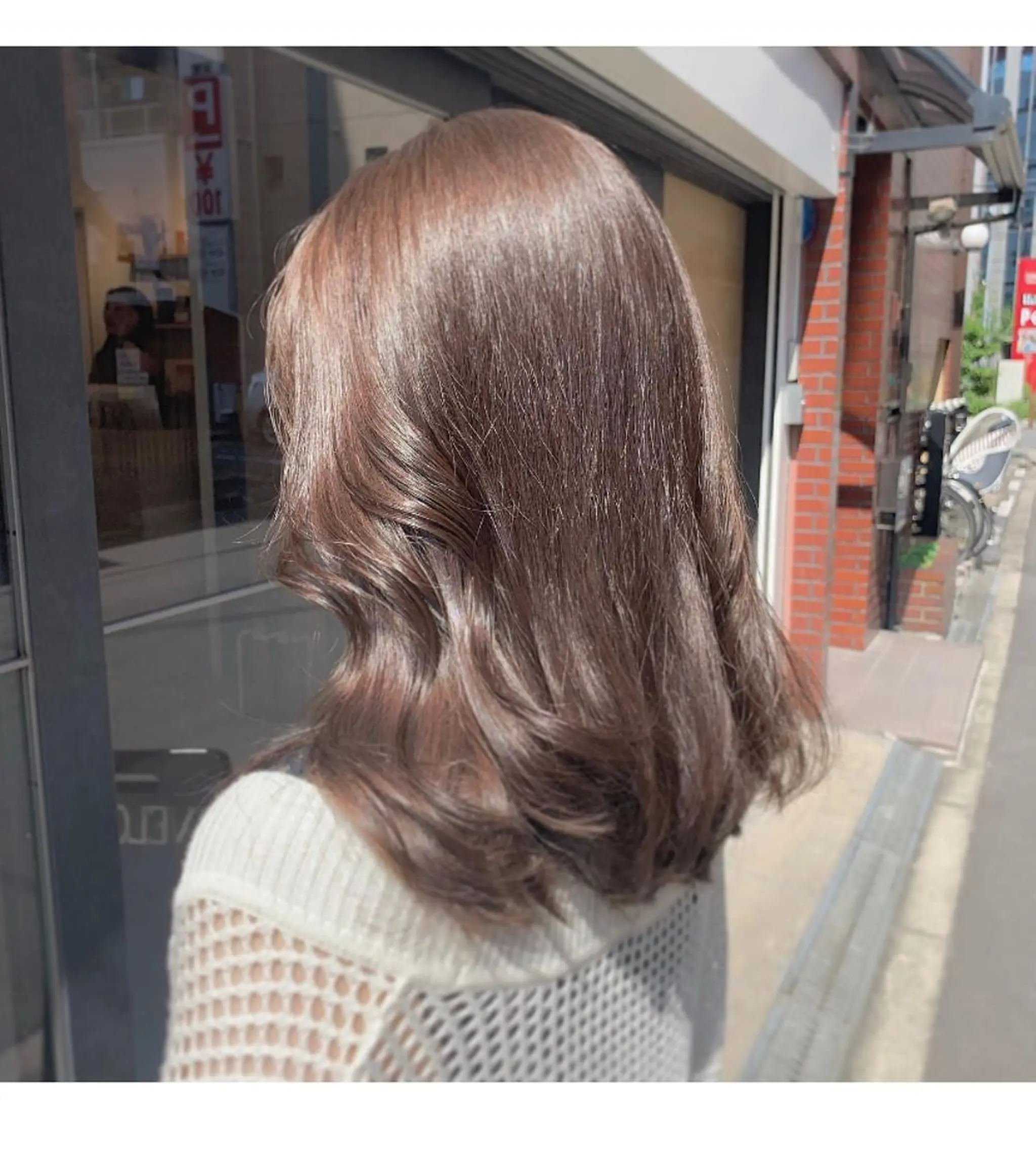 セミロング カット ヘアカラー トリートメント ＮＥＷＩ　京橋 【yoko】のヘアスタイル