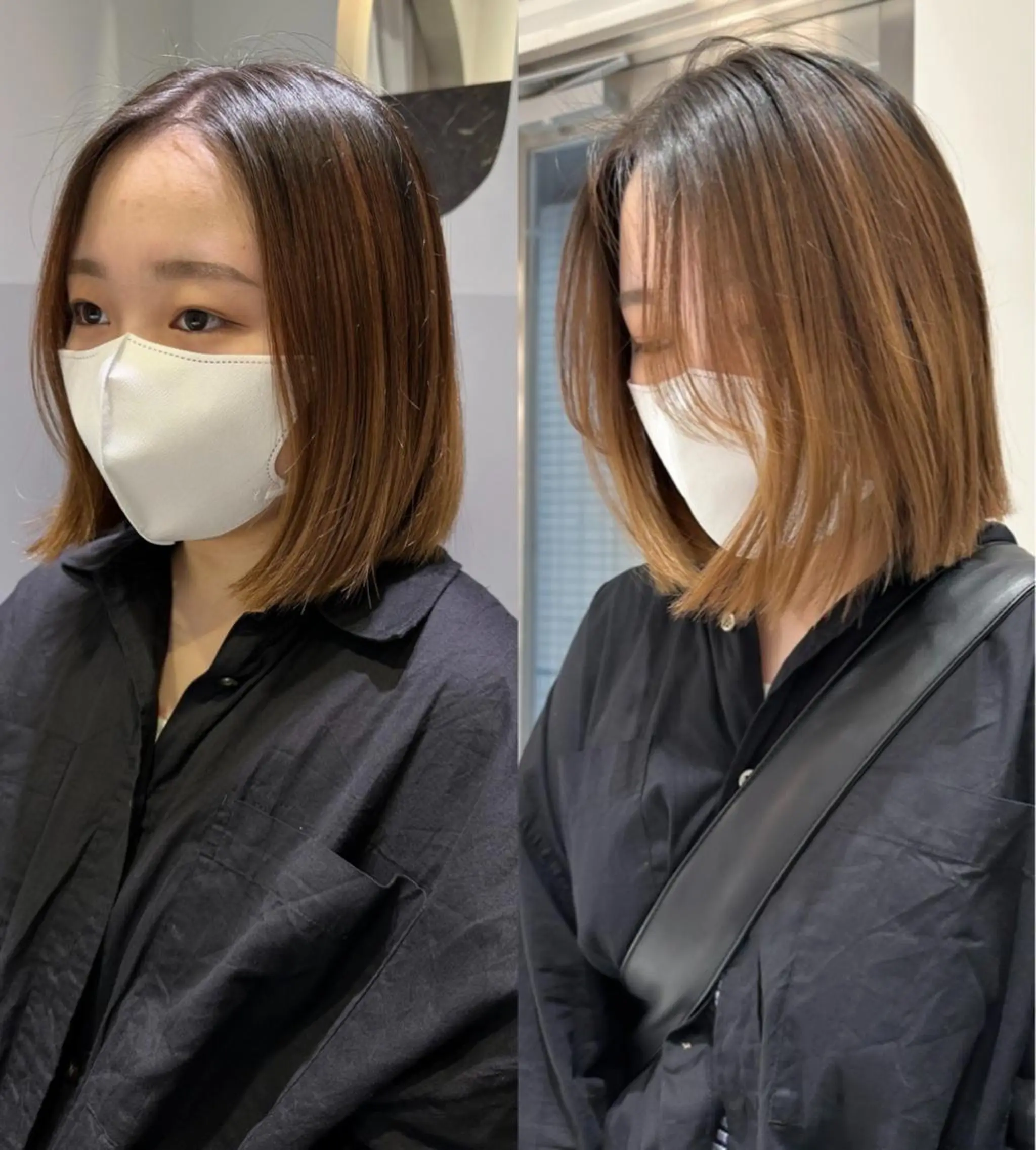 ミディアム ୨୧柔らかいカラー nozomi ୨୧のヘアスタイル