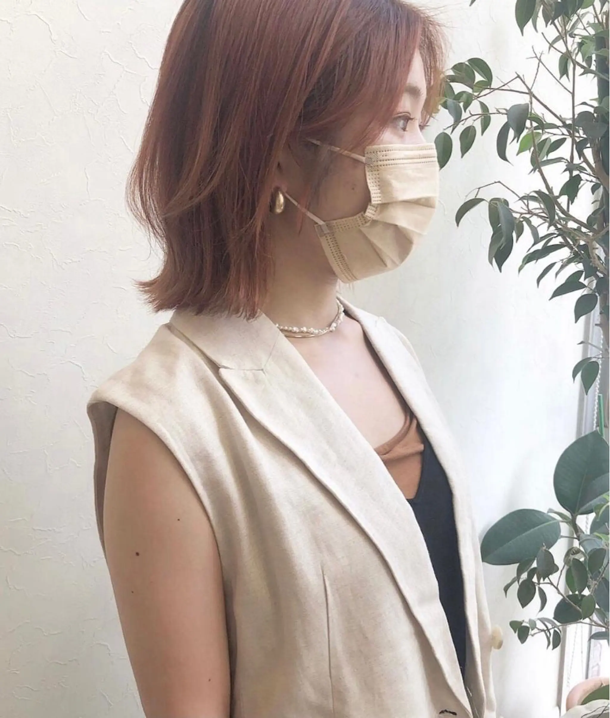 ミディアム カラー nakahara madokaのヘアスタイル