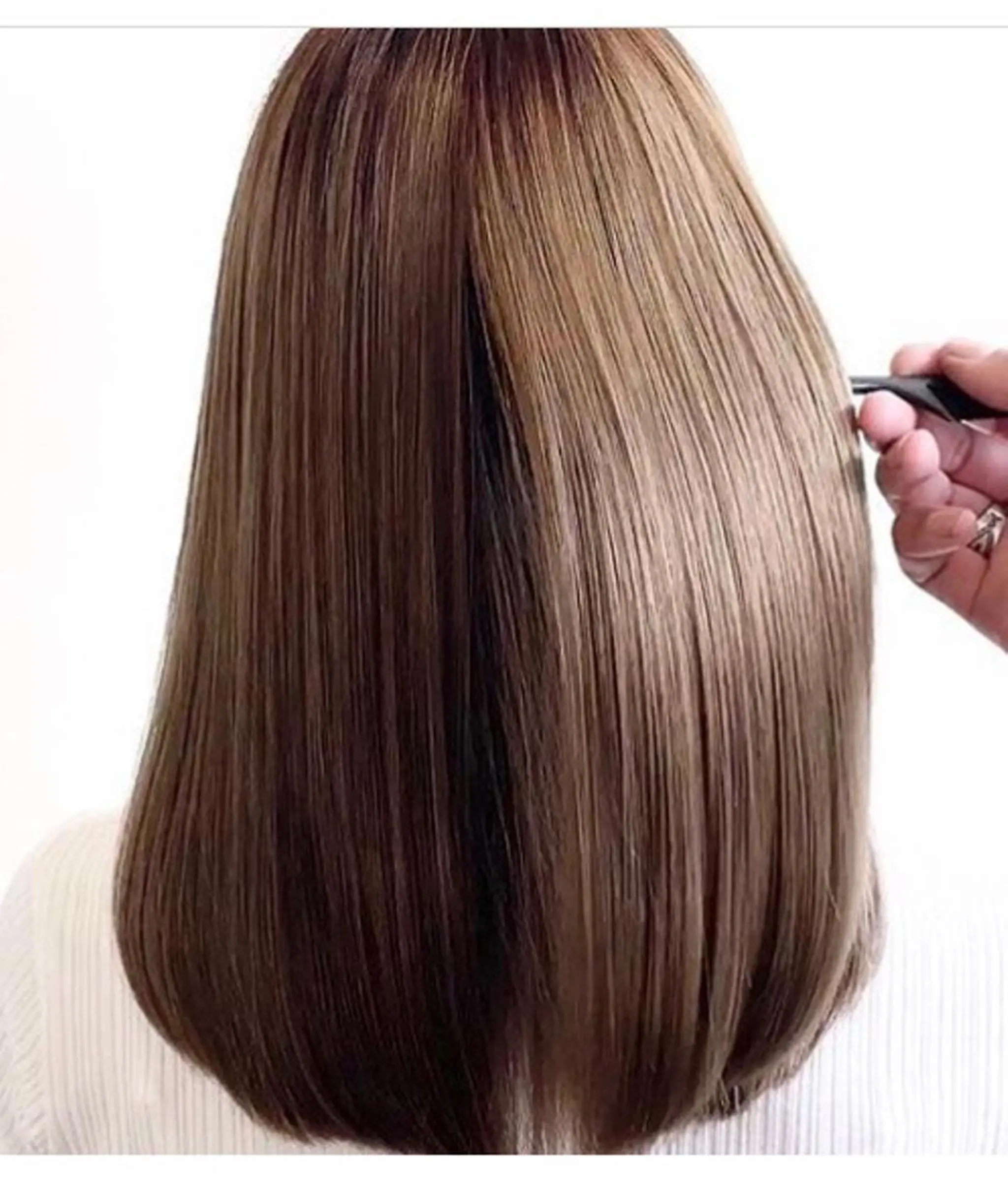 ロング 髪質改善 縮毛矯正 レイヤー／似合わせ TAKUYAのヘアスタイル