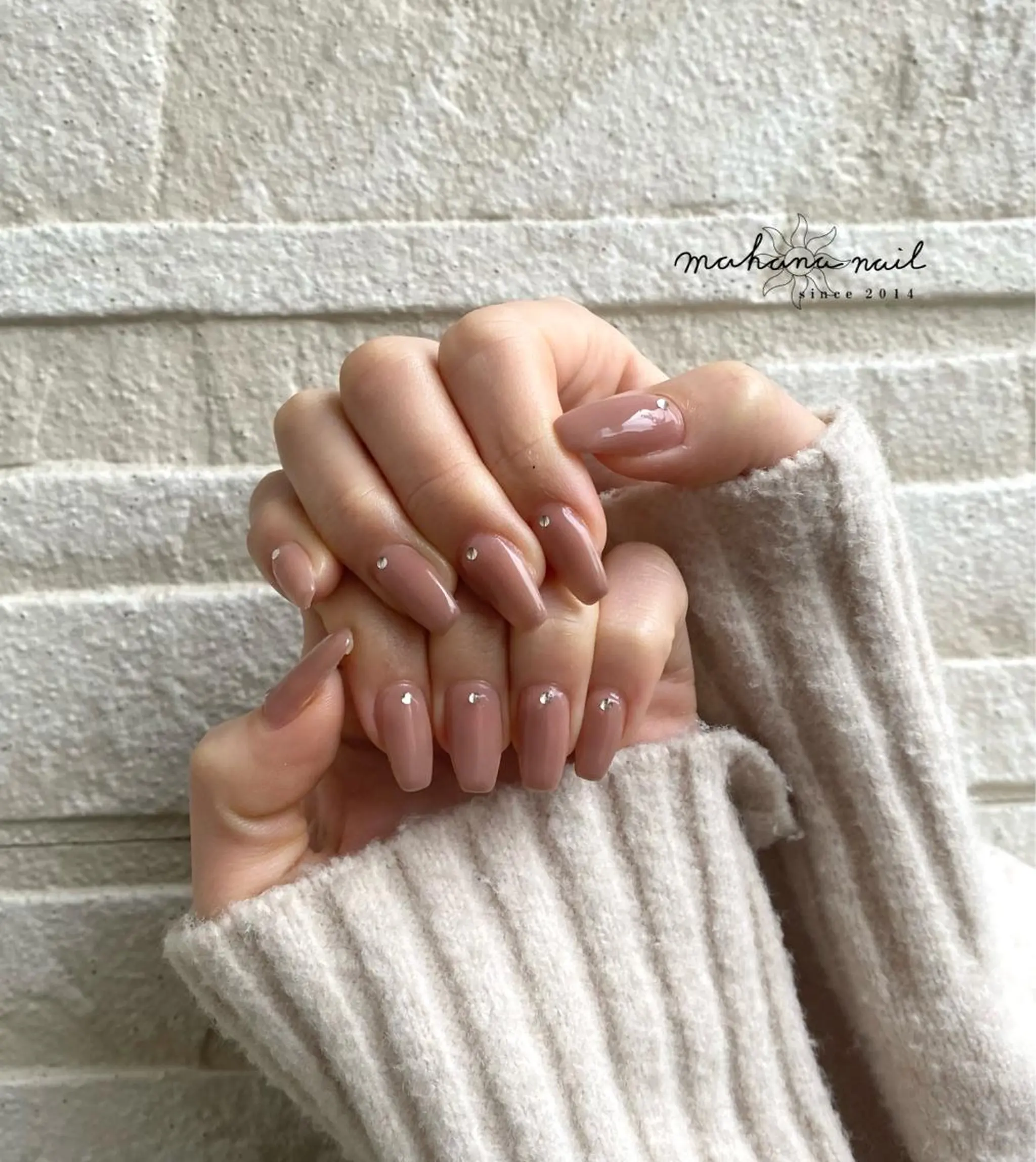 ネイル ワンカラーネイル mahana nailのネイルデザイン